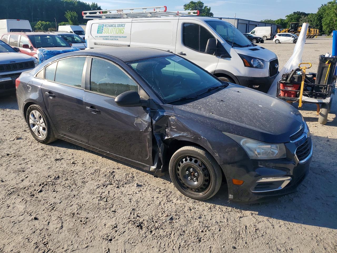 2015 Chevrolet Cruze Ls Black vin: 1G1PA5SH6F7151333