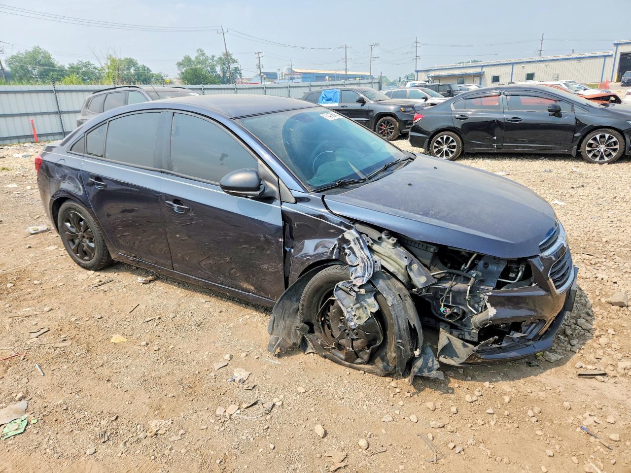 2015 Chevrolet Cruze Ls Blue vin: 1G1PA5SH6F7226581