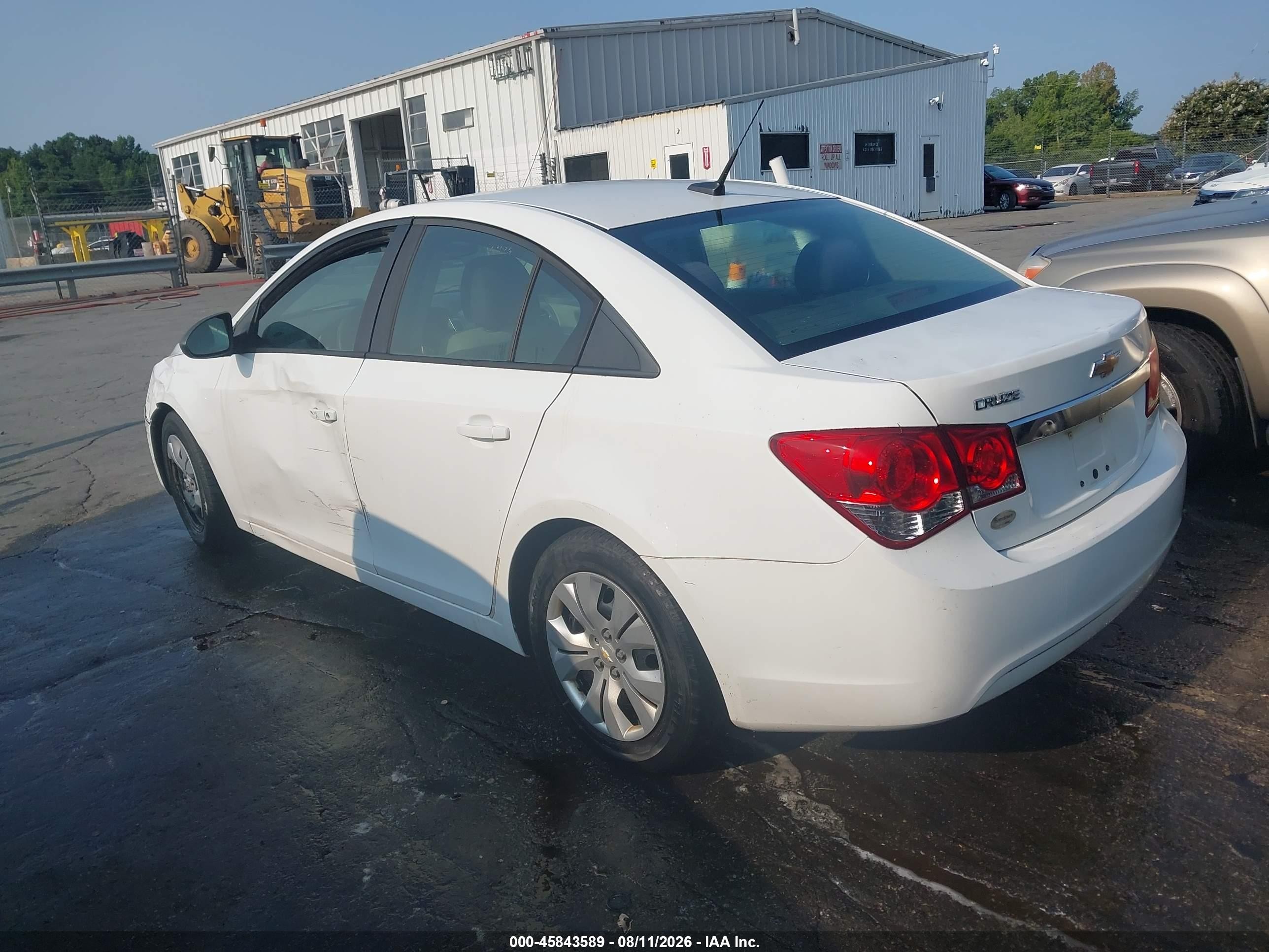 2013 Chevrolet Cruze Ls Auto White vin: 1G1PA5SH7D7131802