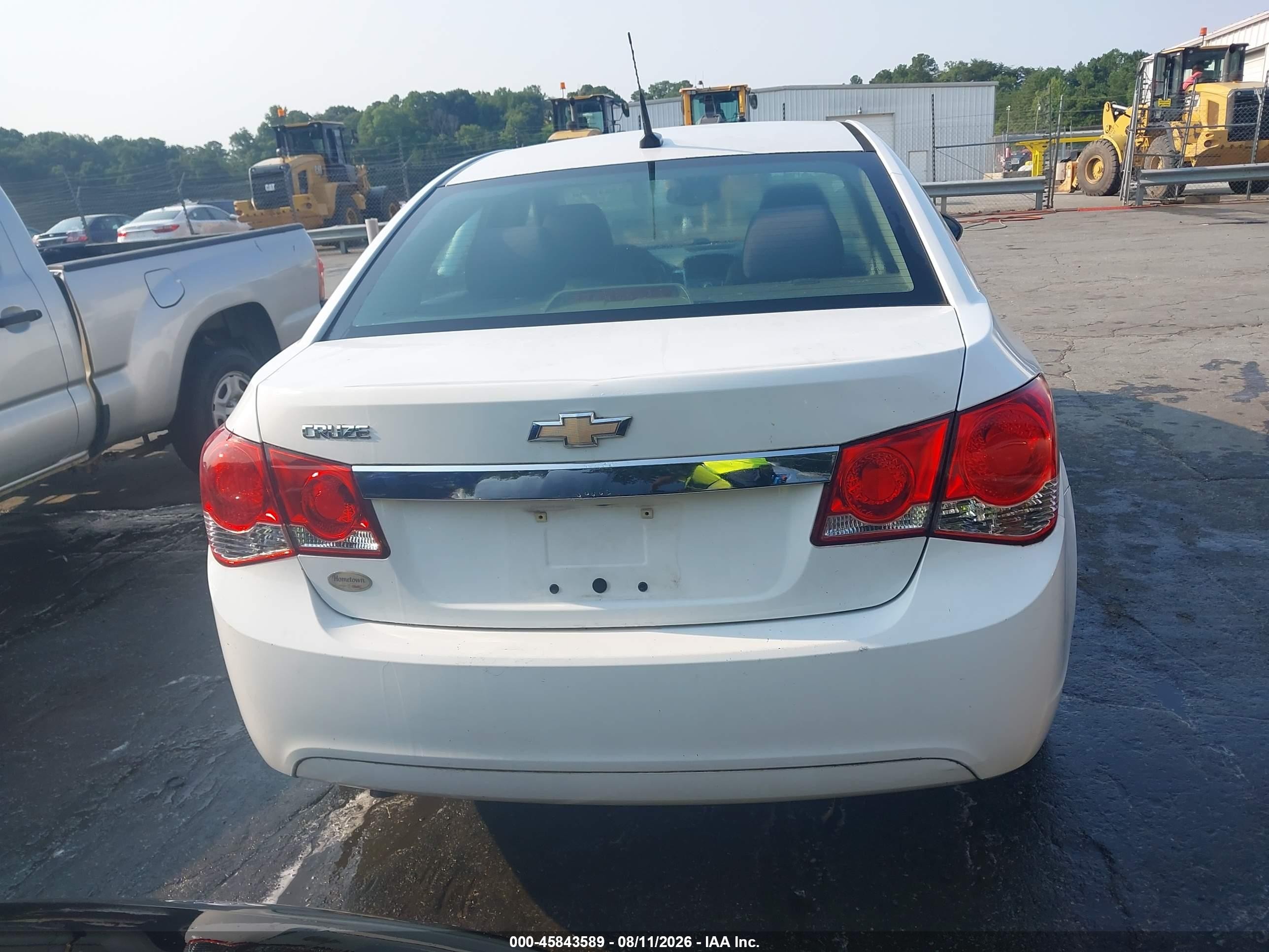 2013 Chevrolet Cruze Ls Auto White vin: 1G1PA5SH7D7131802
