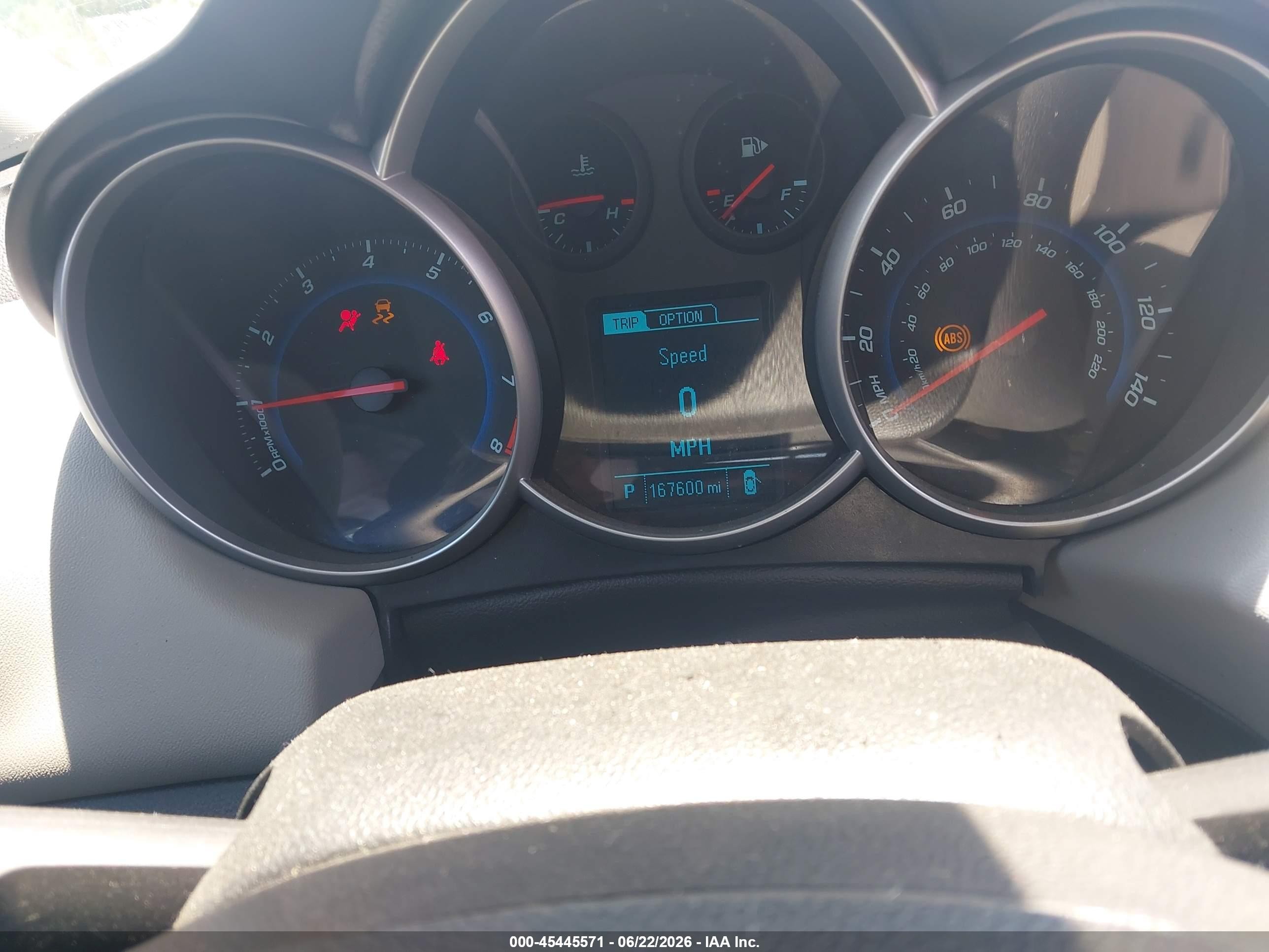 2013 Chevrolet Cruze Ls Auto Blue vin: 1G1PA5SH7D7181311