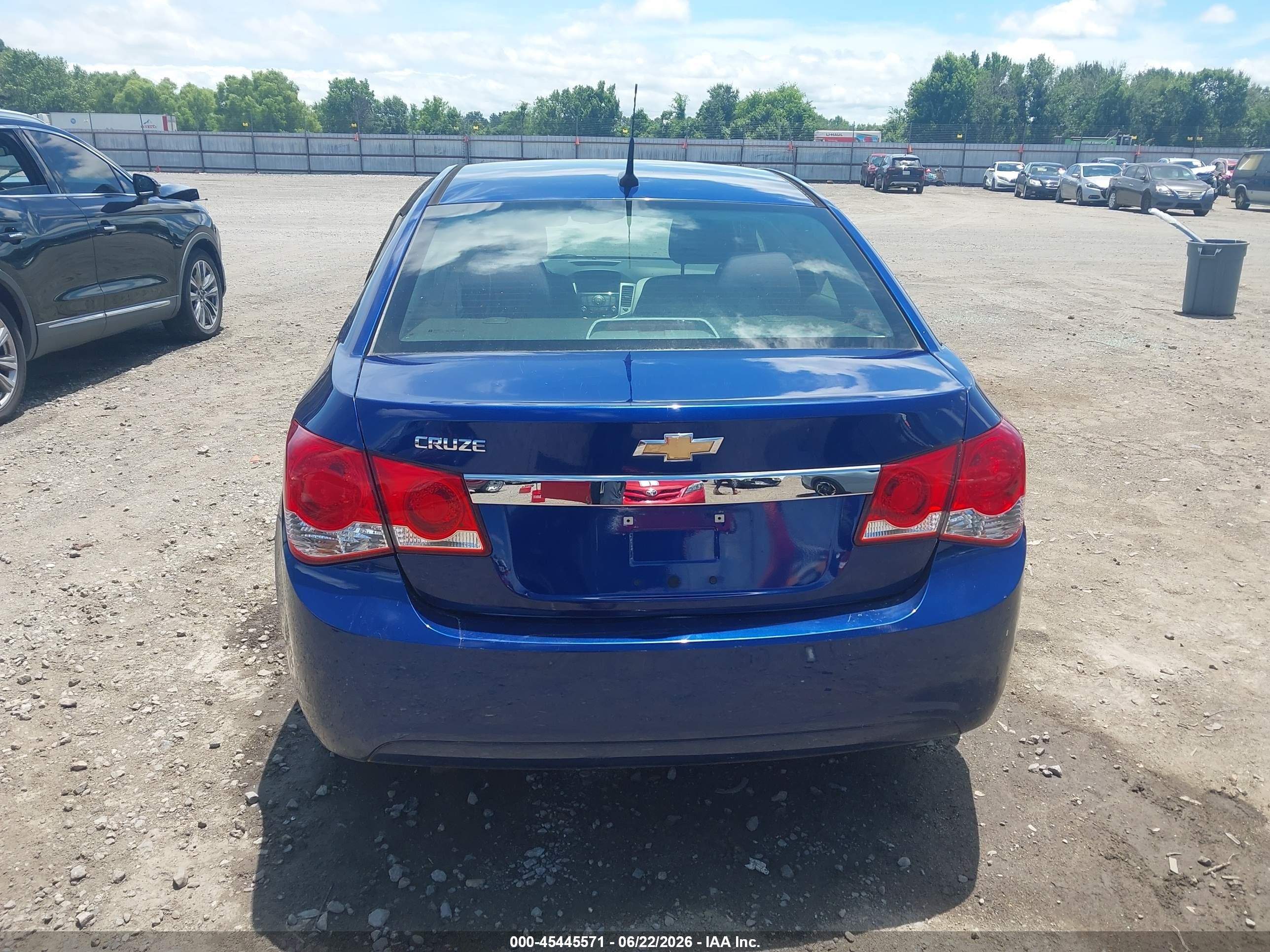 2013 Chevrolet Cruze Ls Auto Blue vin: 1G1PA5SH7D7181311