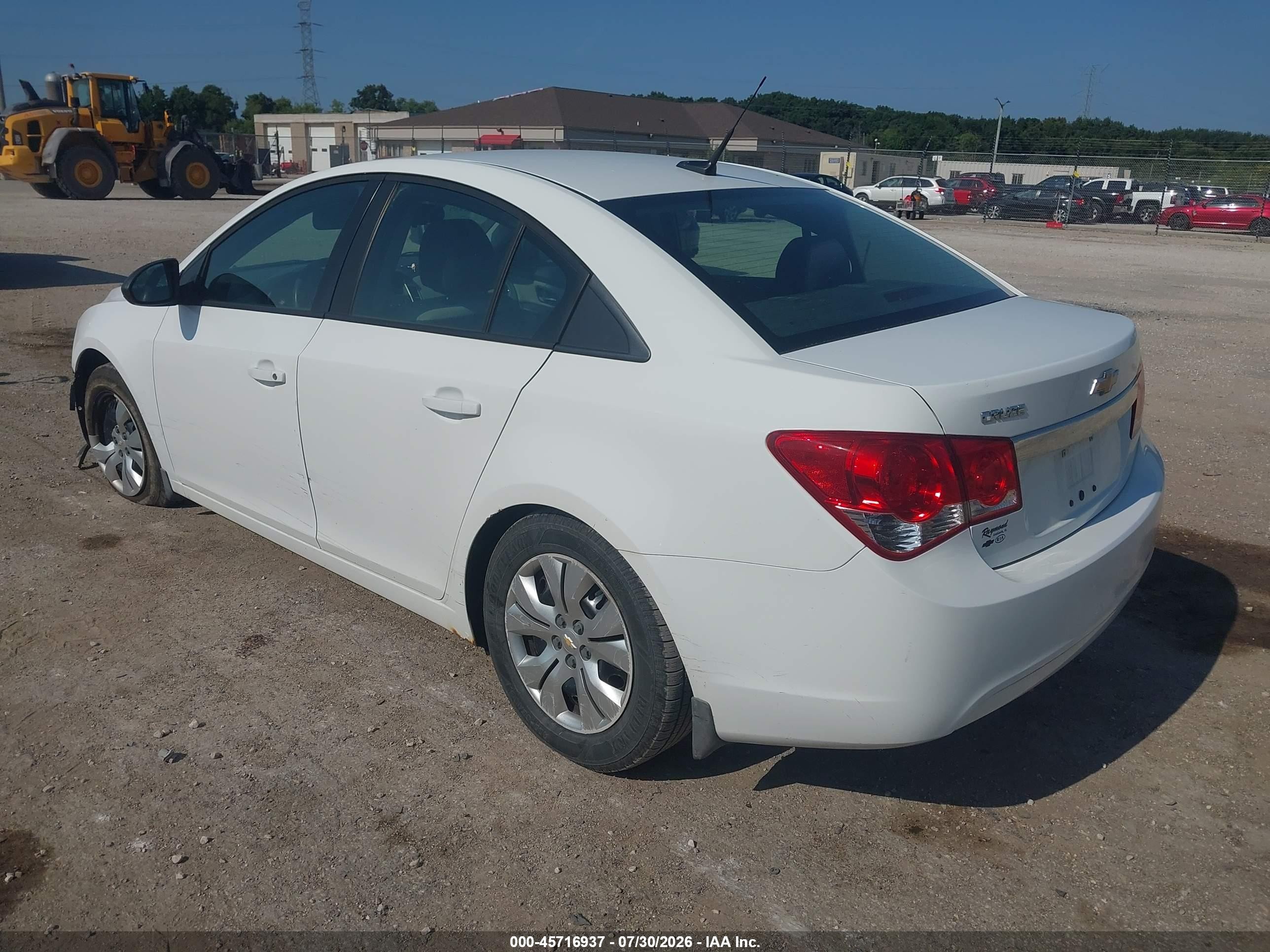 2013 Chevrolet Cruze Ls Auto White vin: 1G1PA5SH7D7225663