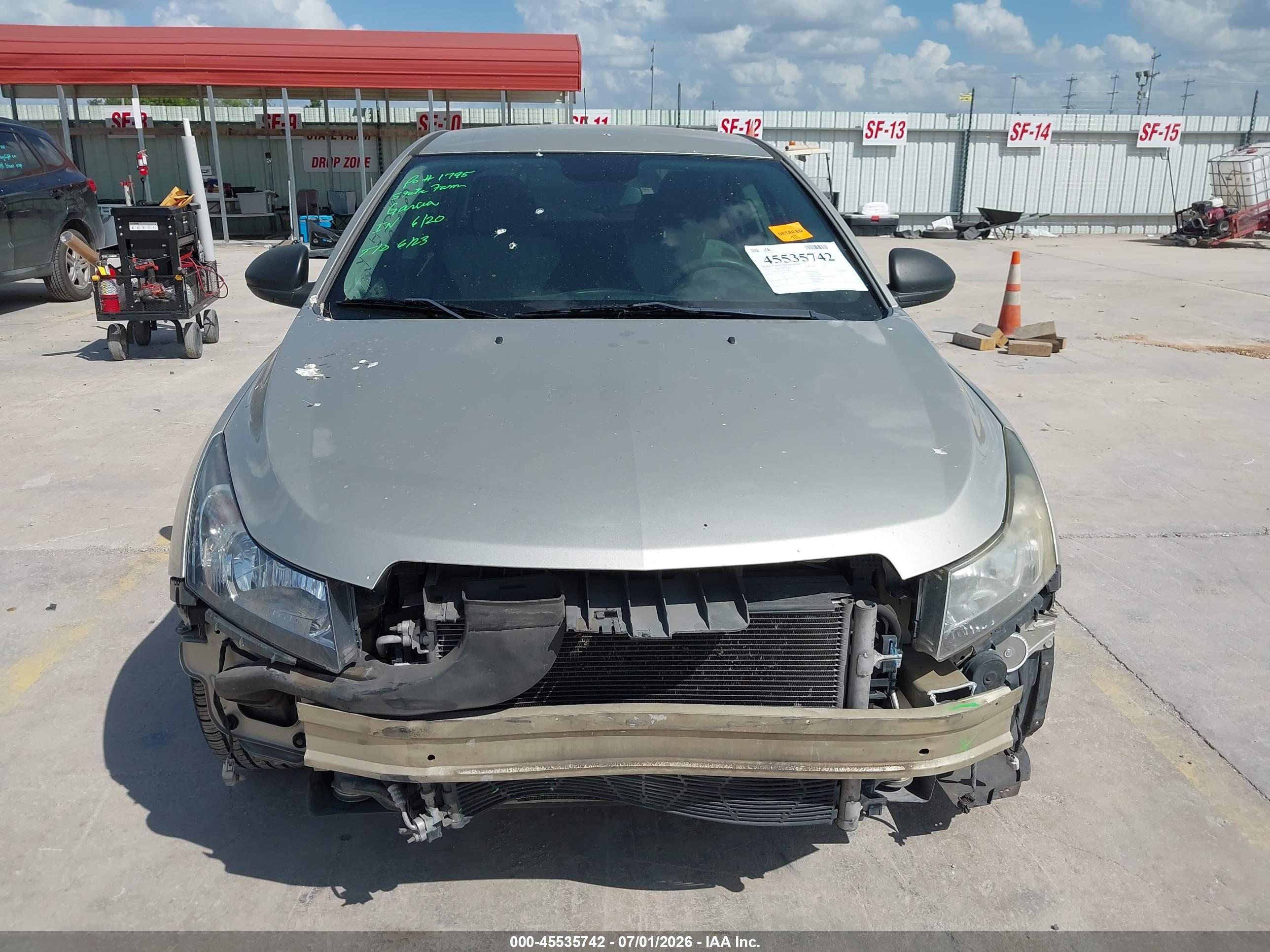 2013 Chevrolet Cruze Ls Auto Gold vin: 1G1PA5SH7D7318697
