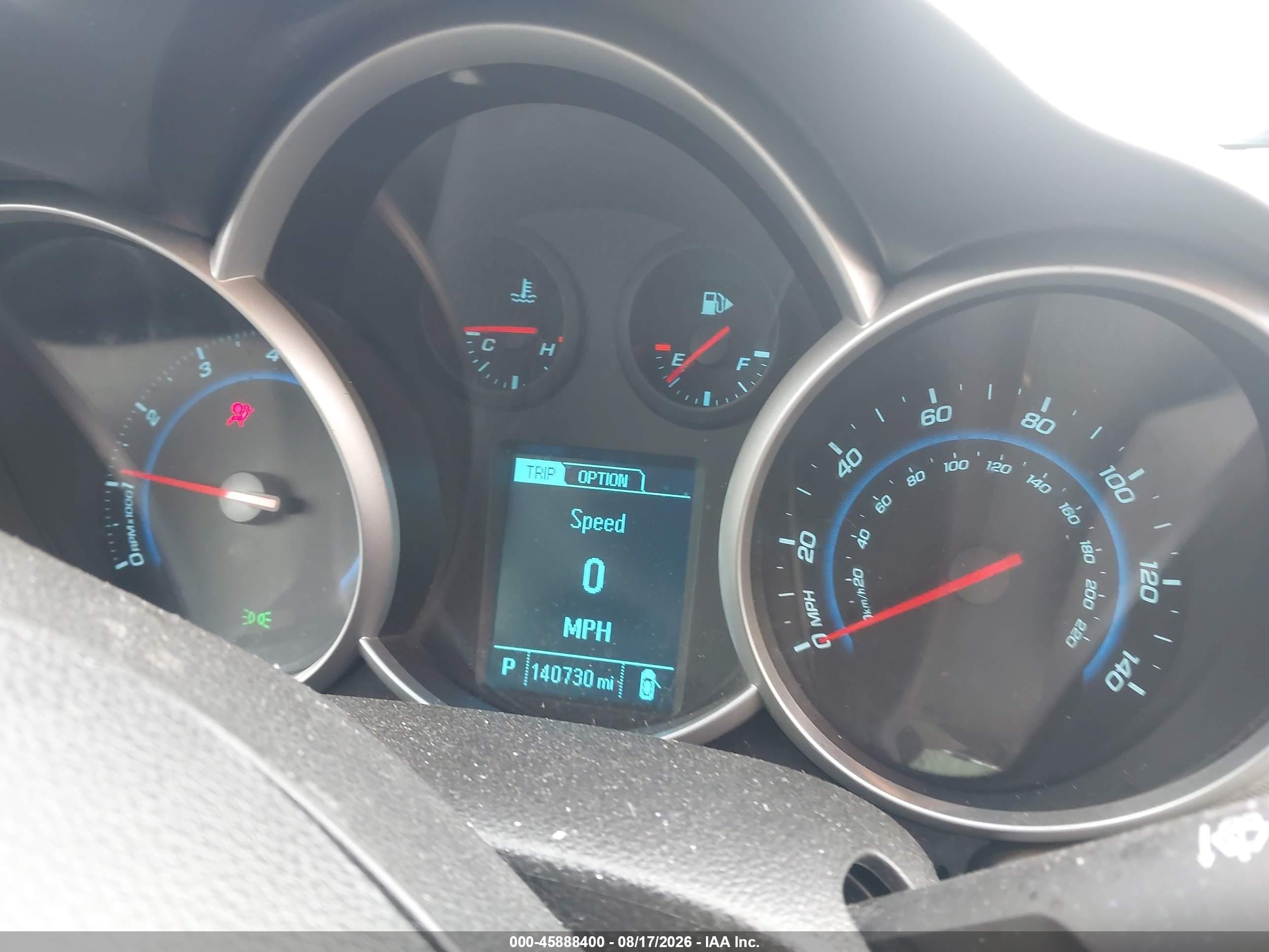 2014 Chevrolet Cruze Ls Auto Серебряный vin: 1G1PA5SH7E7172285