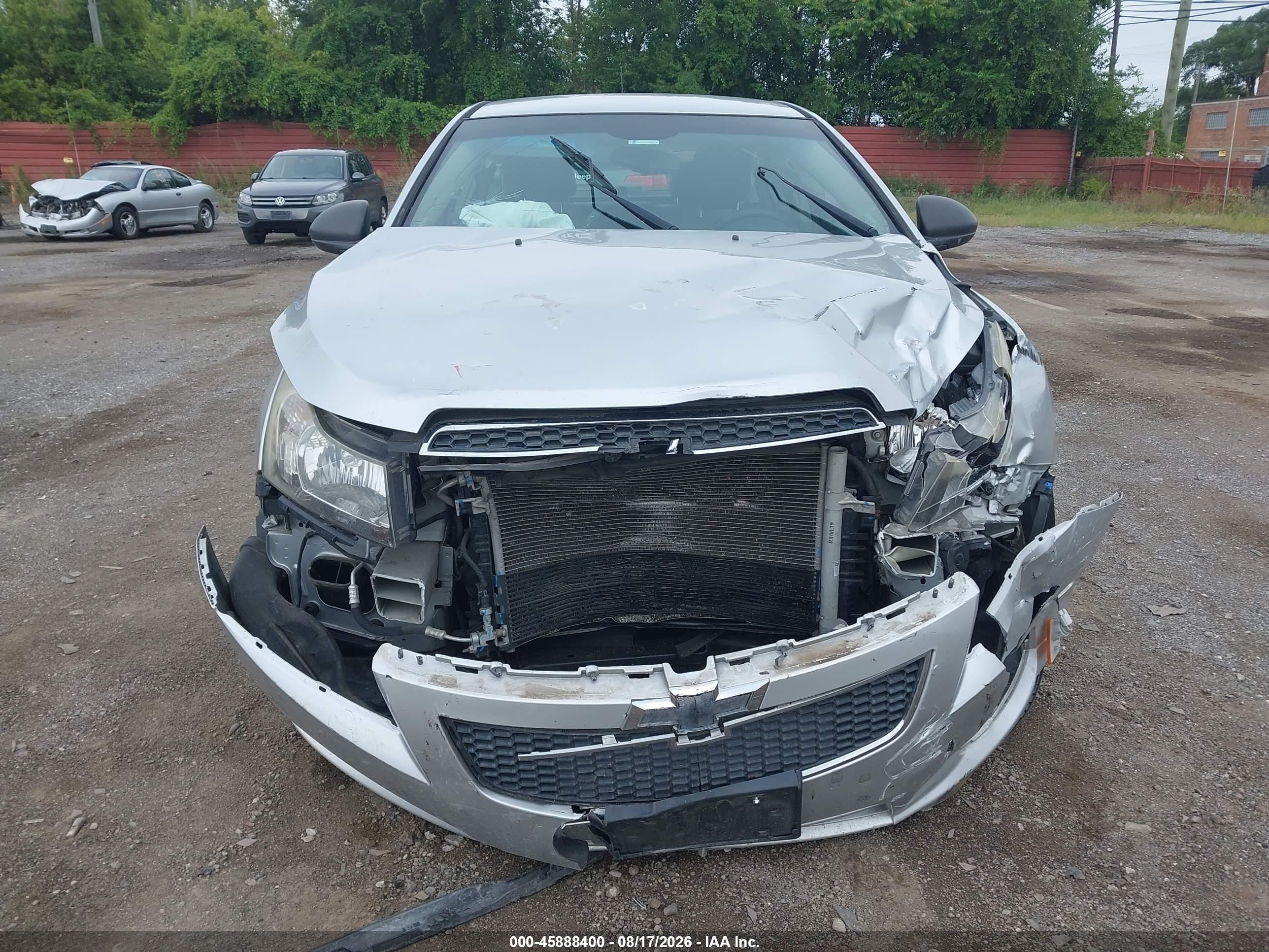 2014 Chevrolet Cruze Ls Auto Серебряный vin: 1G1PA5SH7E7172285