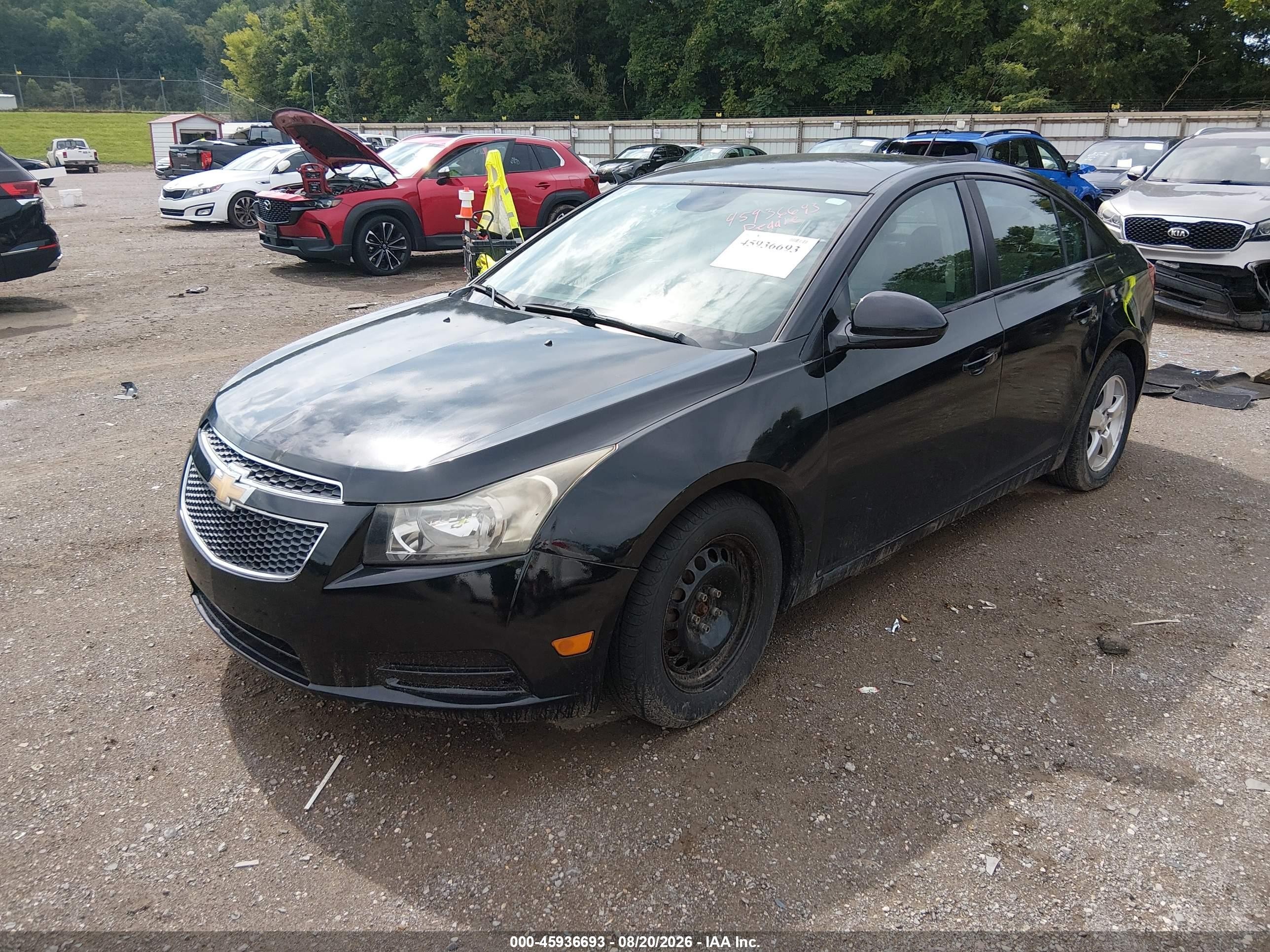 2014 Chevrolet Cruze Ls Auto Черный vin: 1G1PA5SH7E7172335