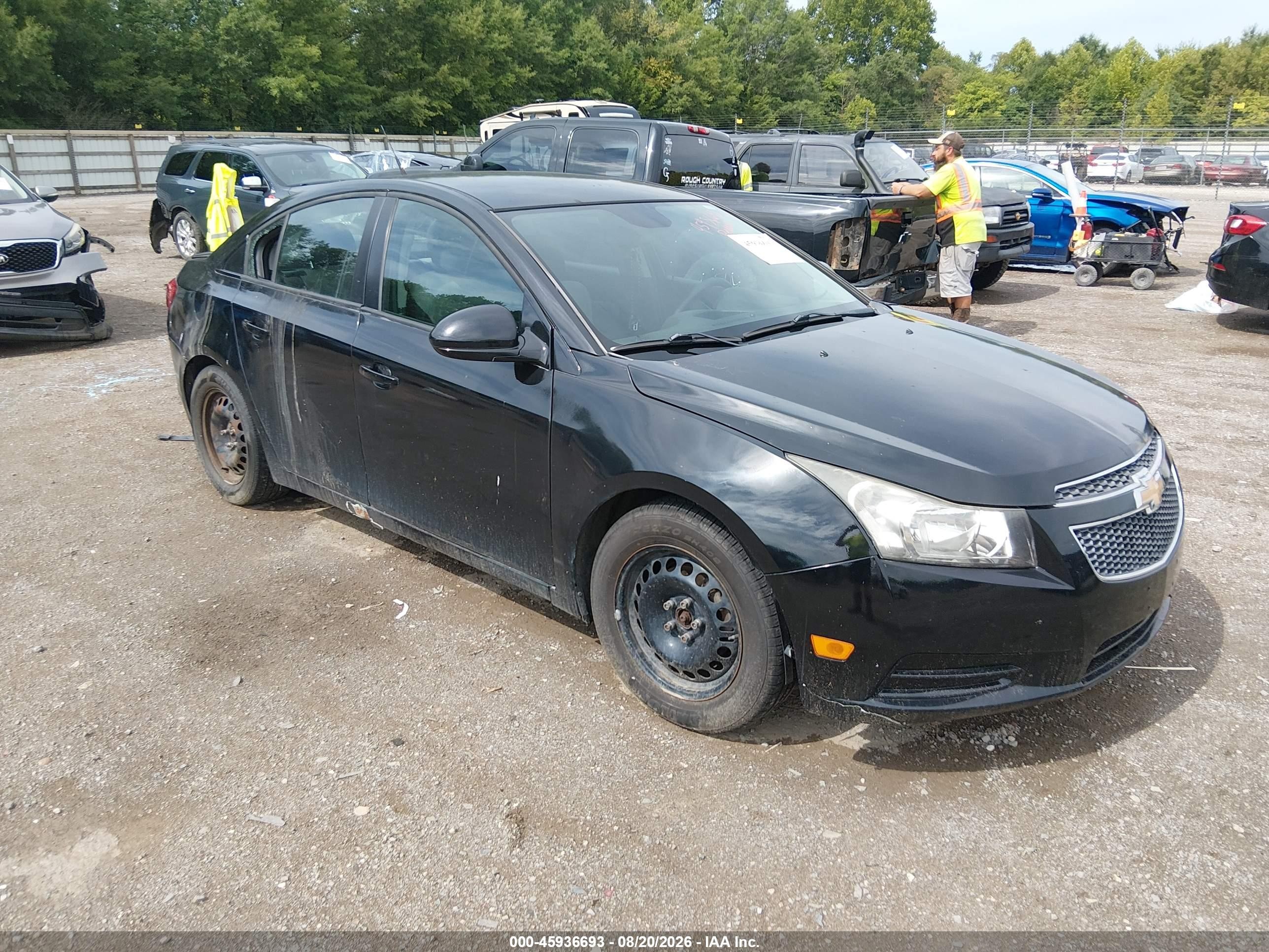 2014 Chevrolet Cruze Ls Auto Черный vin: 1G1PA5SH7E7172335