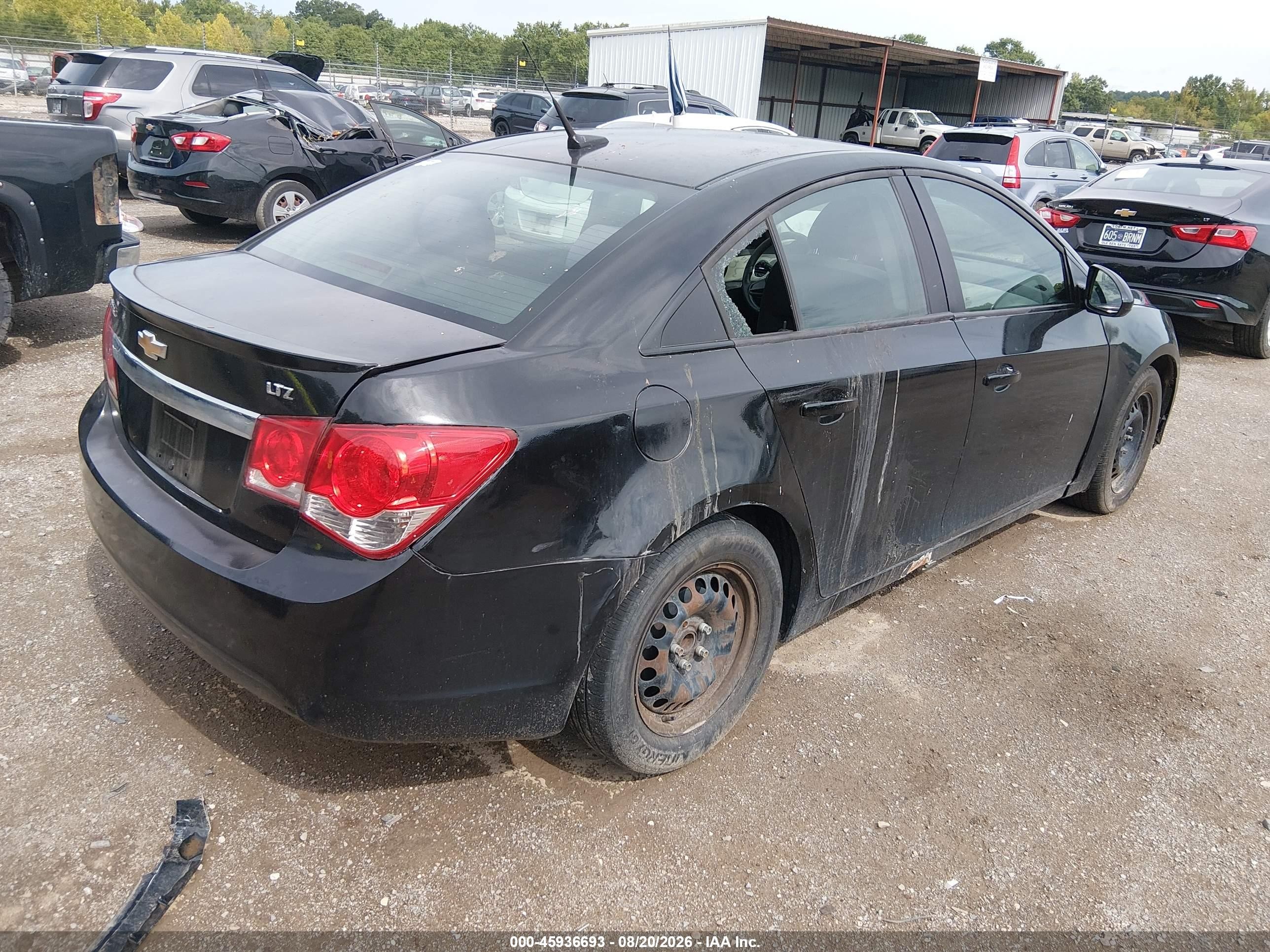 2014 Chevrolet Cruze Ls Auto Черный vin: 1G1PA5SH7E7172335
