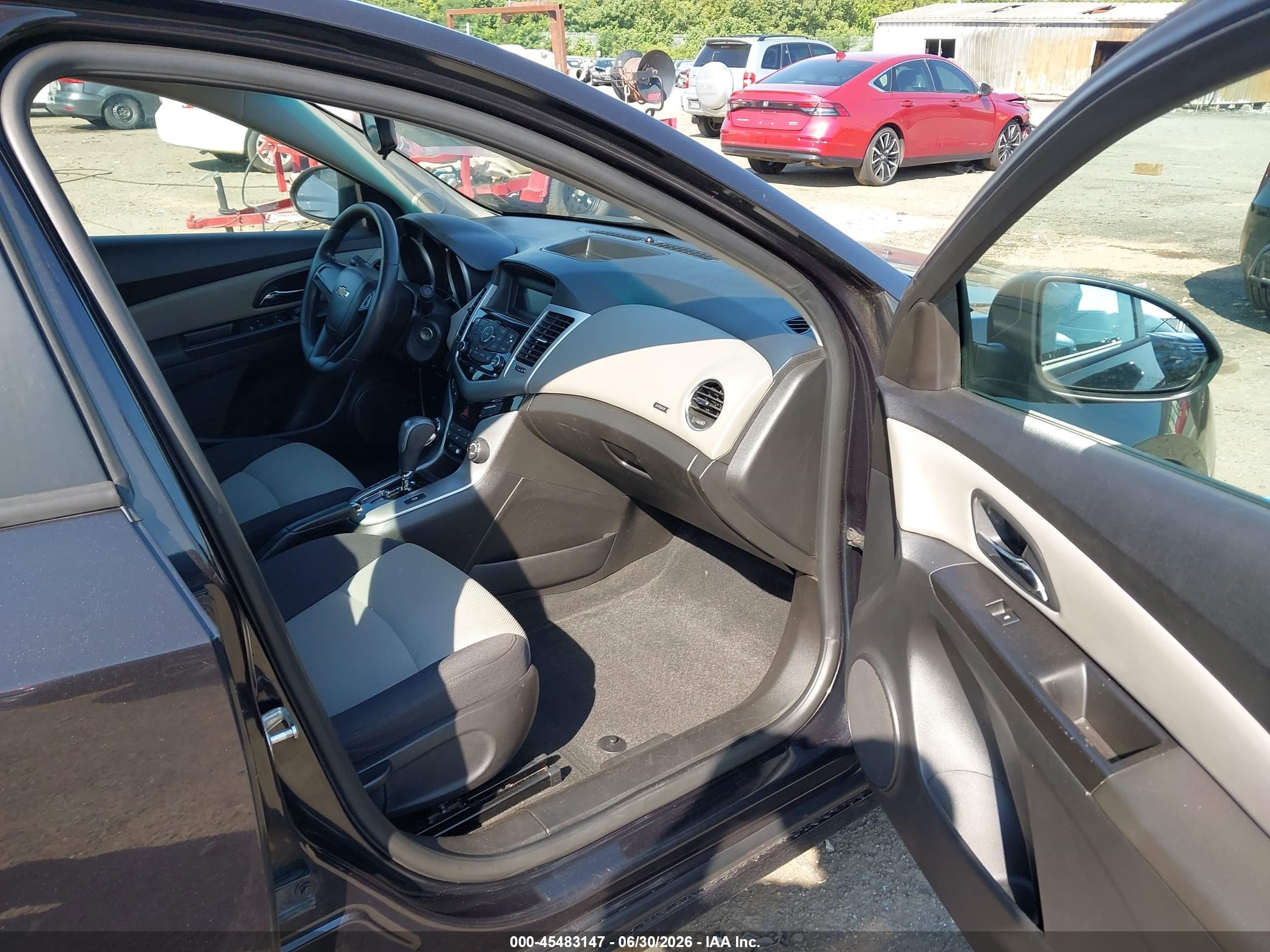 2014 Chevrolet Cruze Ls Auto Black vin: 1G1PA5SH7E7174344