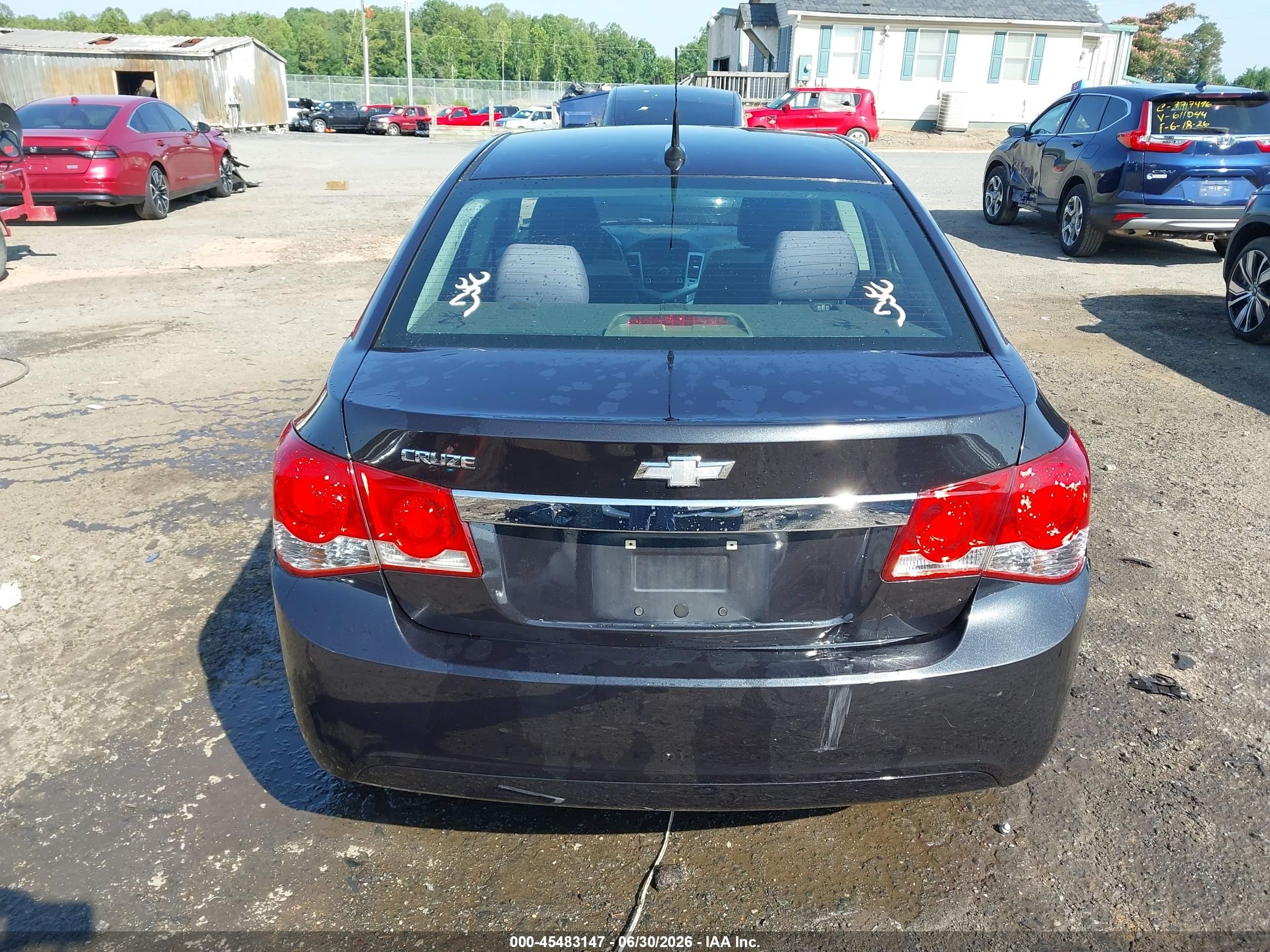 2014 Chevrolet Cruze Ls Auto Black vin: 1G1PA5SH7E7174344