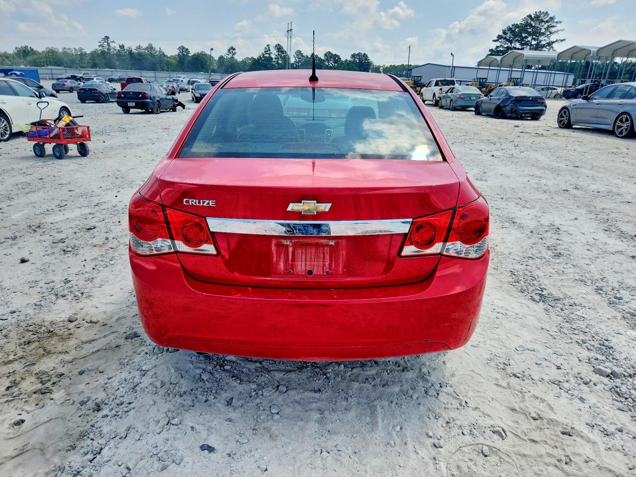 2014 Chevrolet Cruze Ls Red vin: 1G1PA5SH7E7208640