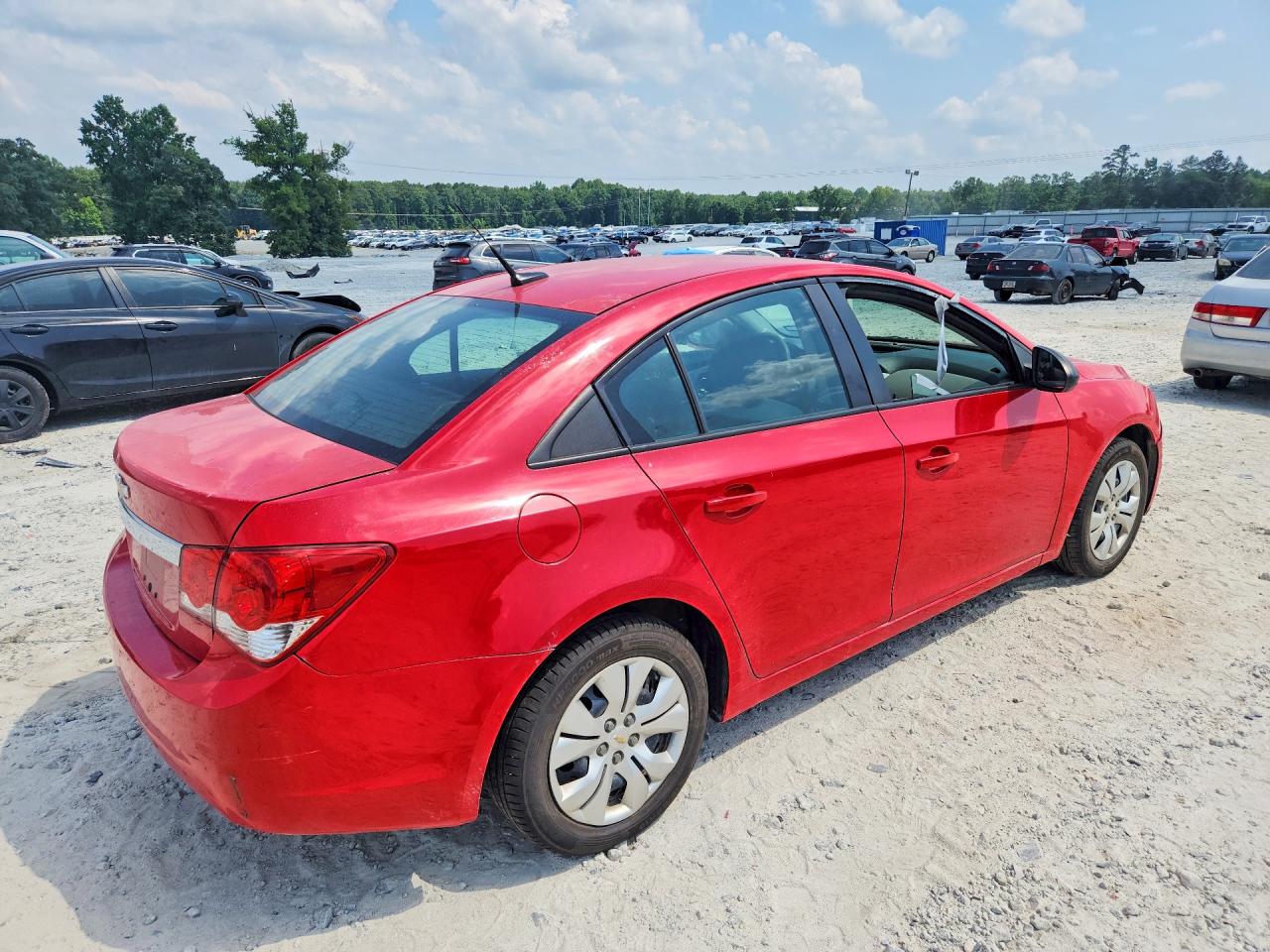 2014 Chevrolet Cruze Ls Red vin: 1G1PA5SH7E7208640