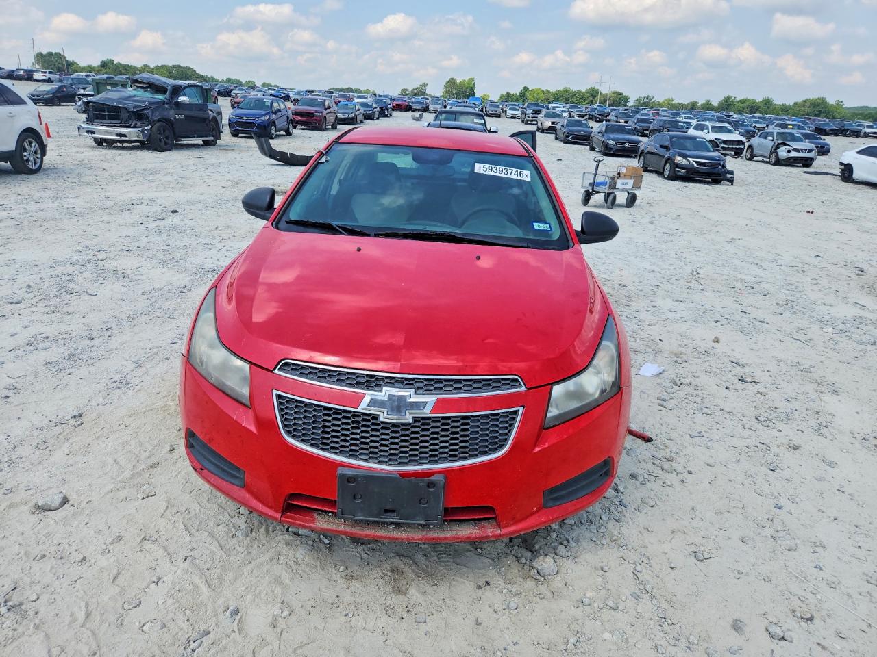 2014 Chevrolet Cruze Ls Red vin: 1G1PA5SH7E7208640