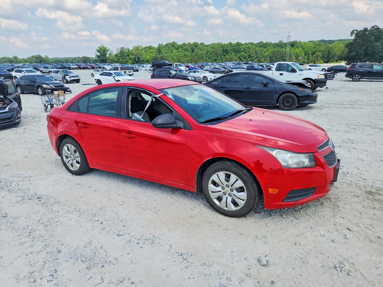 2014 Chevrolet Cruze Ls Red vin: 1G1PA5SH7E7208640