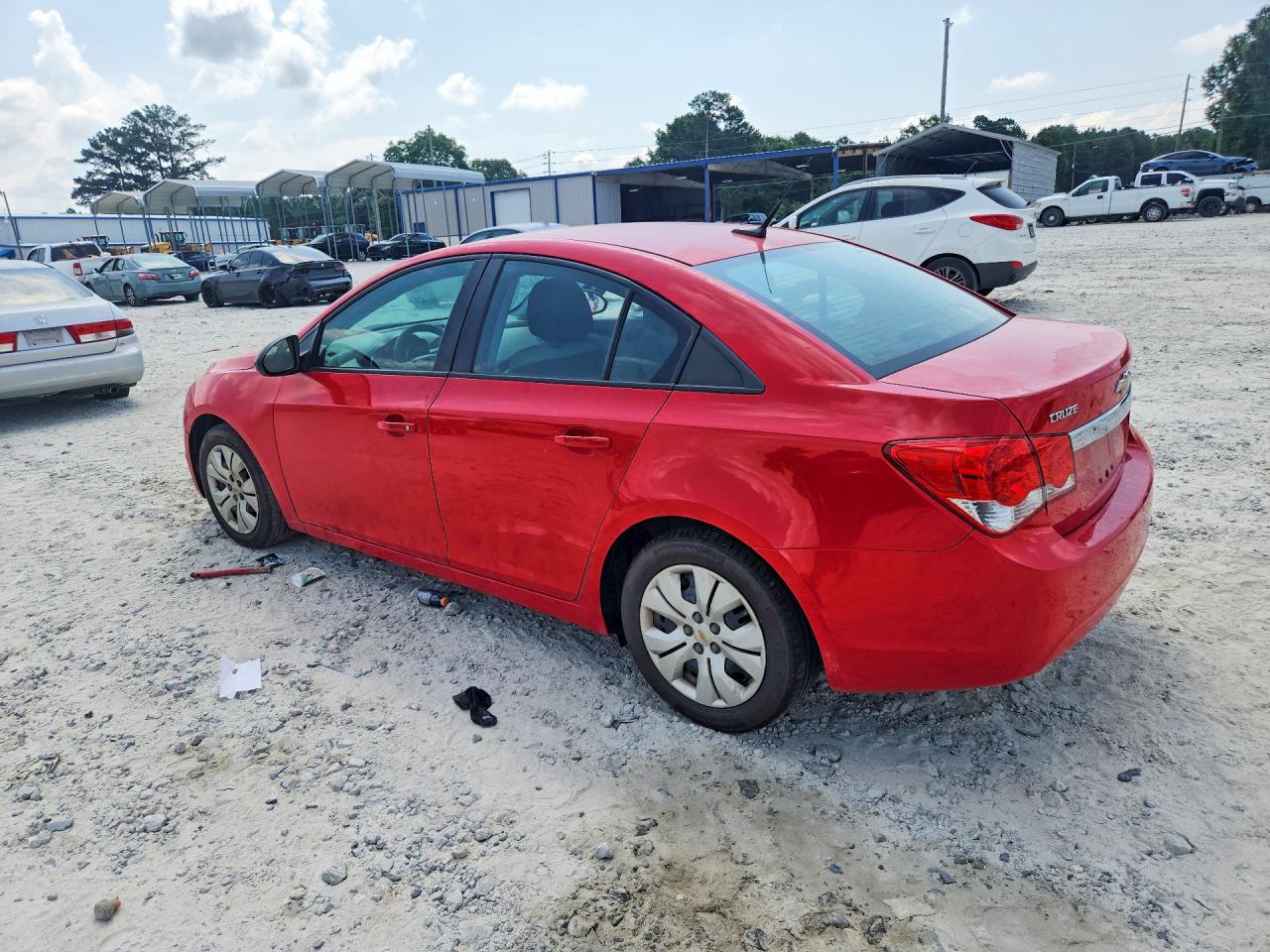 2014 Chevrolet Cruze Ls Red vin: 1G1PA5SH7E7208640