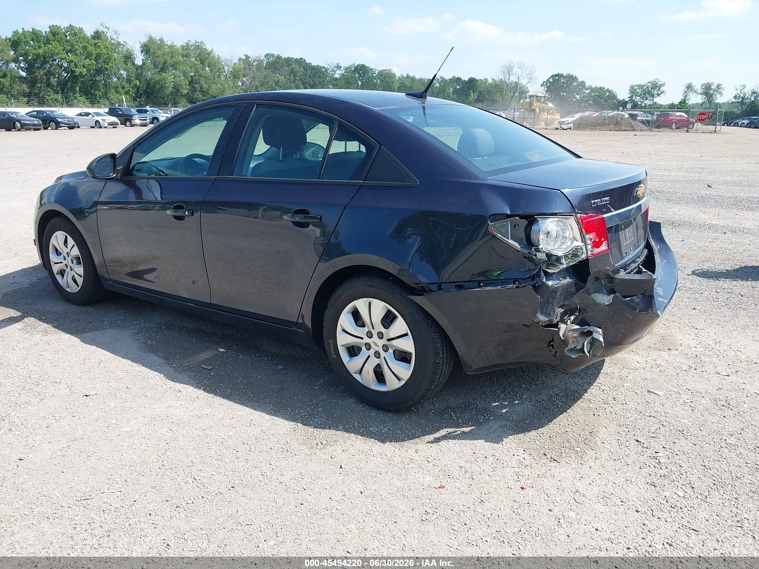 2014 Chevrolet Cruze Ls Auto Black vin: 1G1PA5SH7E7275397