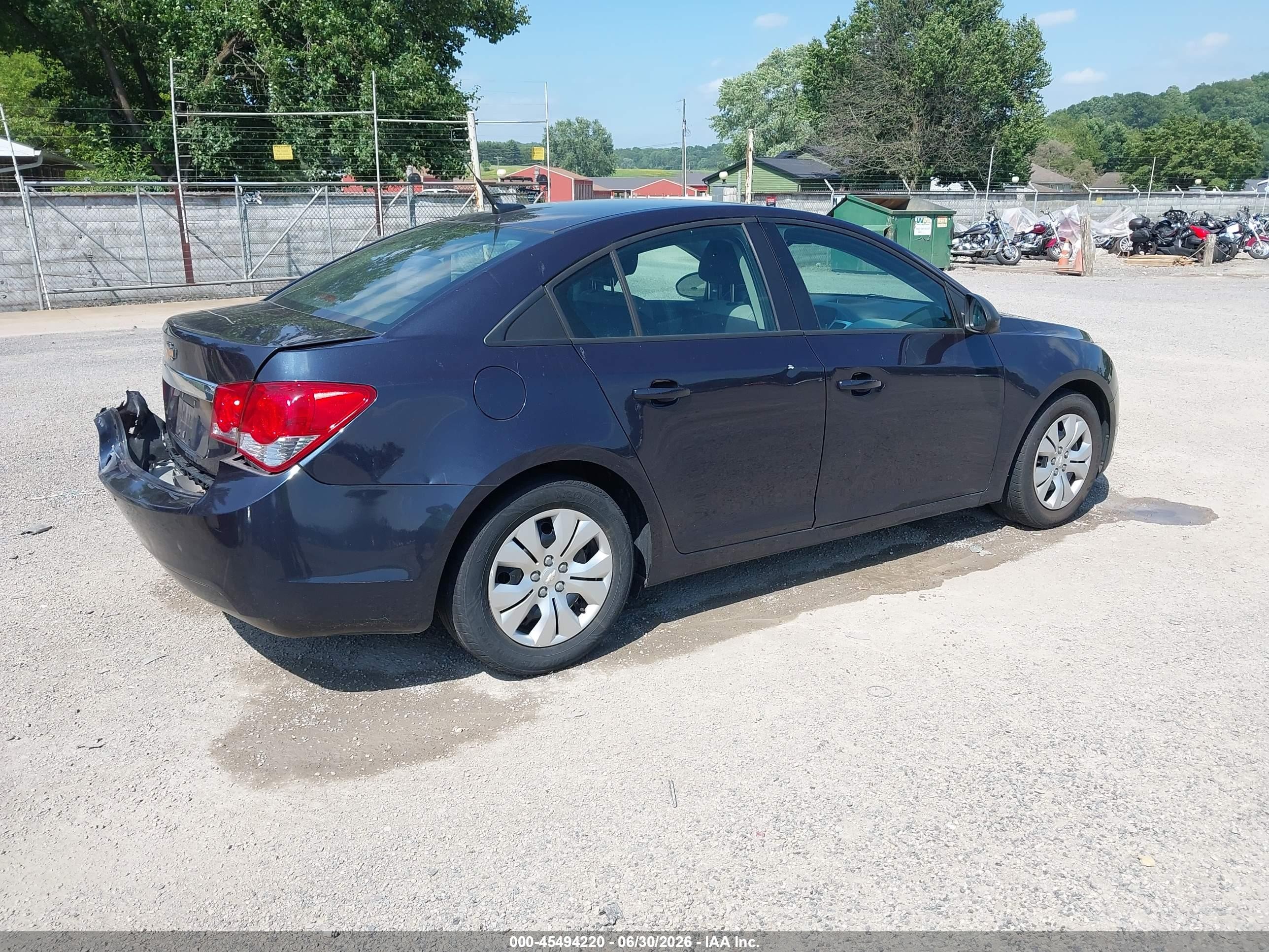 2014 Chevrolet Cruze Ls Auto Black vin: 1G1PA5SH7E7275397