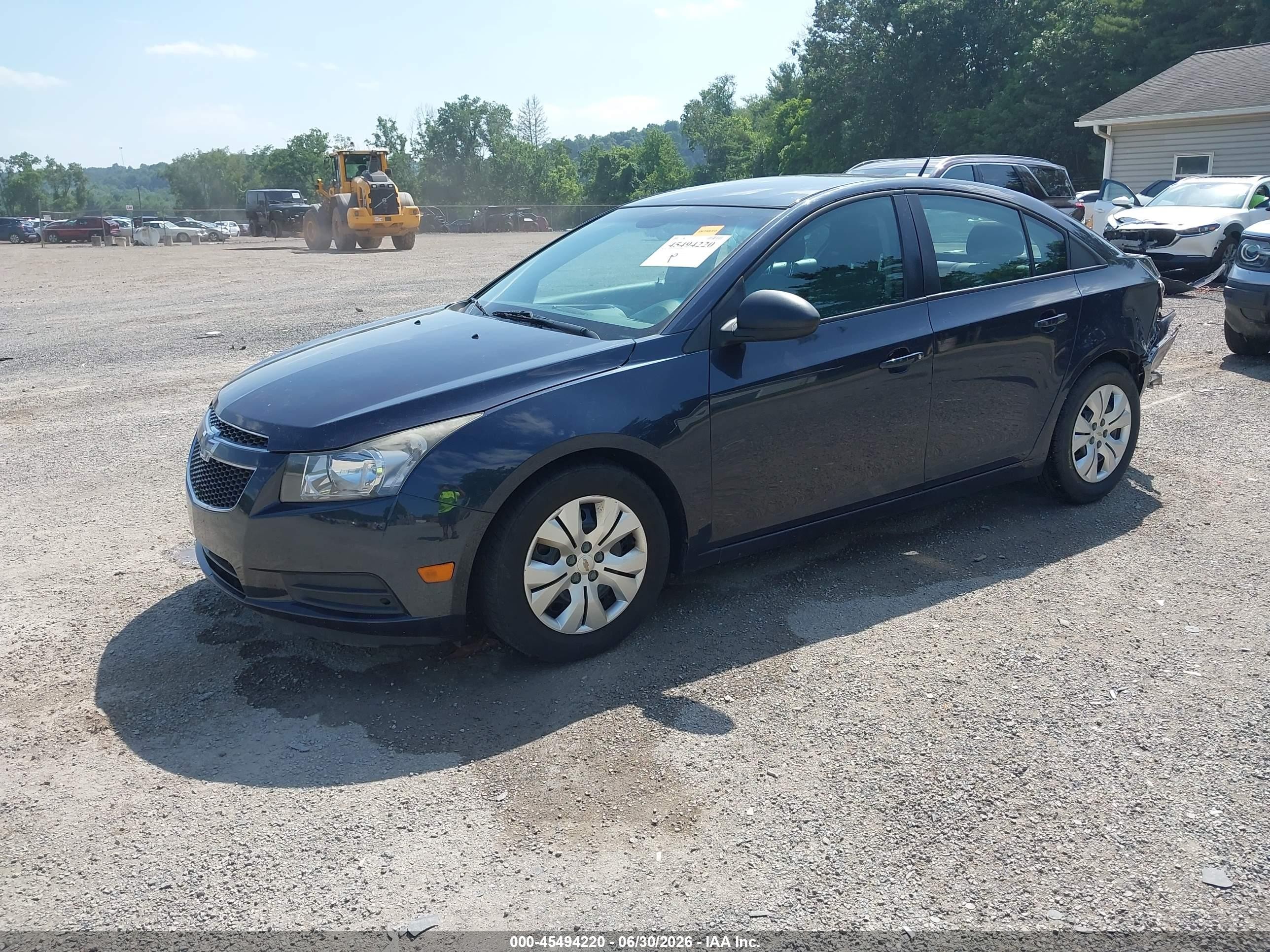 2014 Chevrolet Cruze Ls Auto Black vin: 1G1PA5SH7E7275397