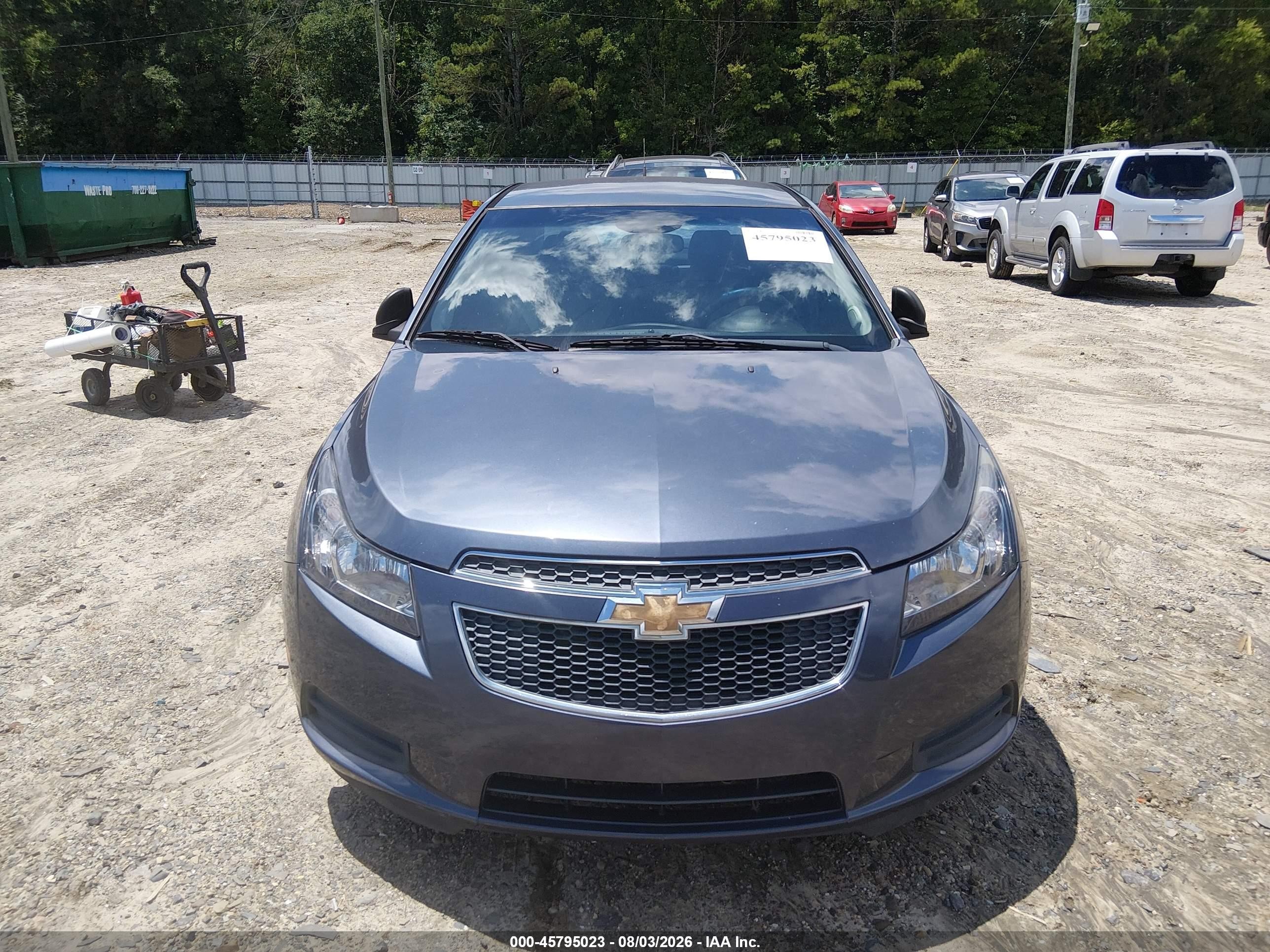 2014 Chevrolet Cruze Ls Auto Blue vin: 1G1PA5SH7E7349949