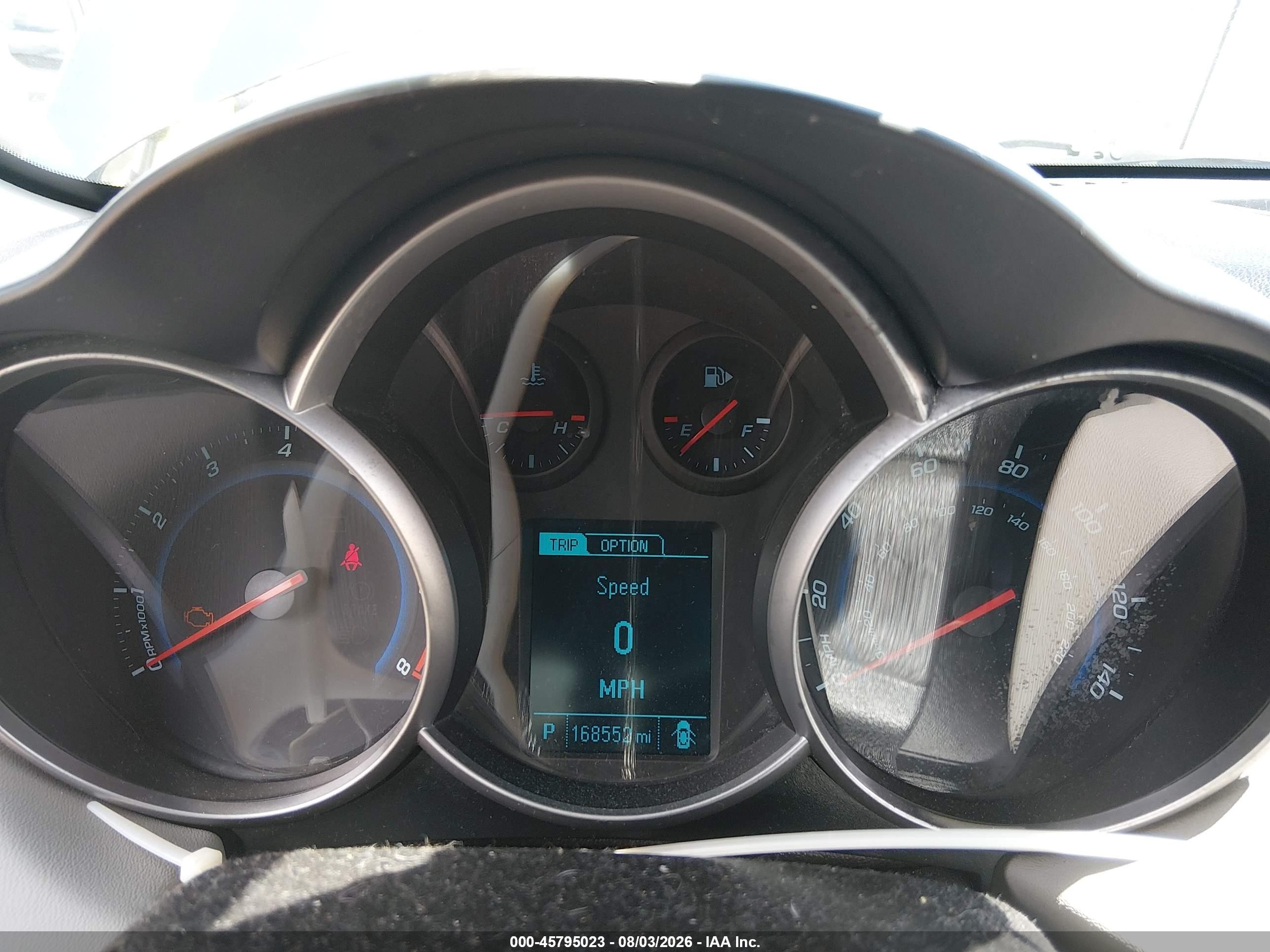 2014 Chevrolet Cruze Ls Auto Blue vin: 1G1PA5SH7E7349949