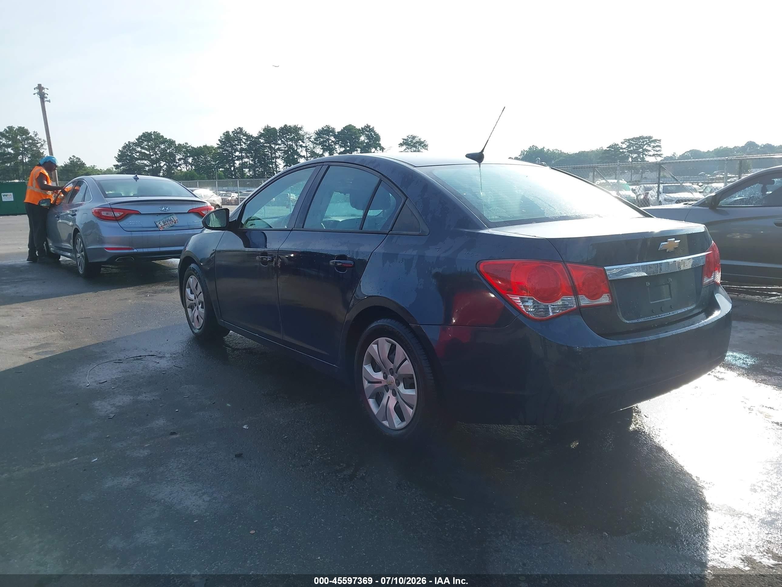 2014 Chevrolet Cruze Ls Auto Black vin: 1G1PA5SH7E7434516