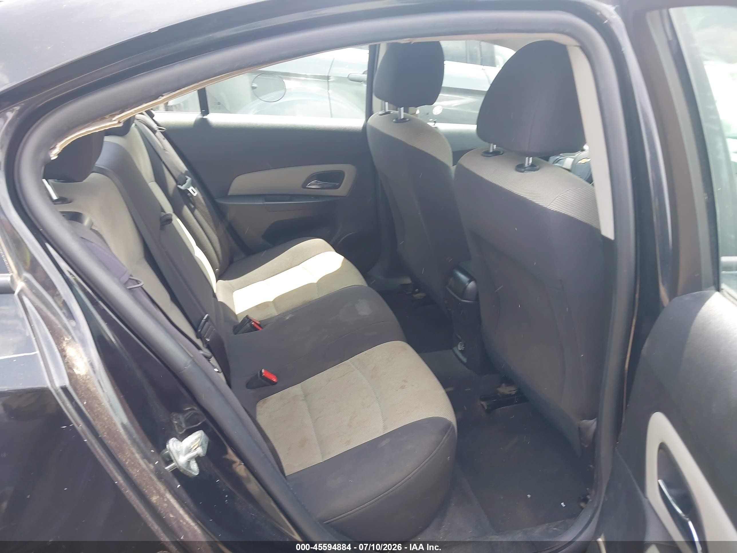 2014 Chevrolet Cruze Ls Auto Black vin: 1G1PA5SH7E7445824