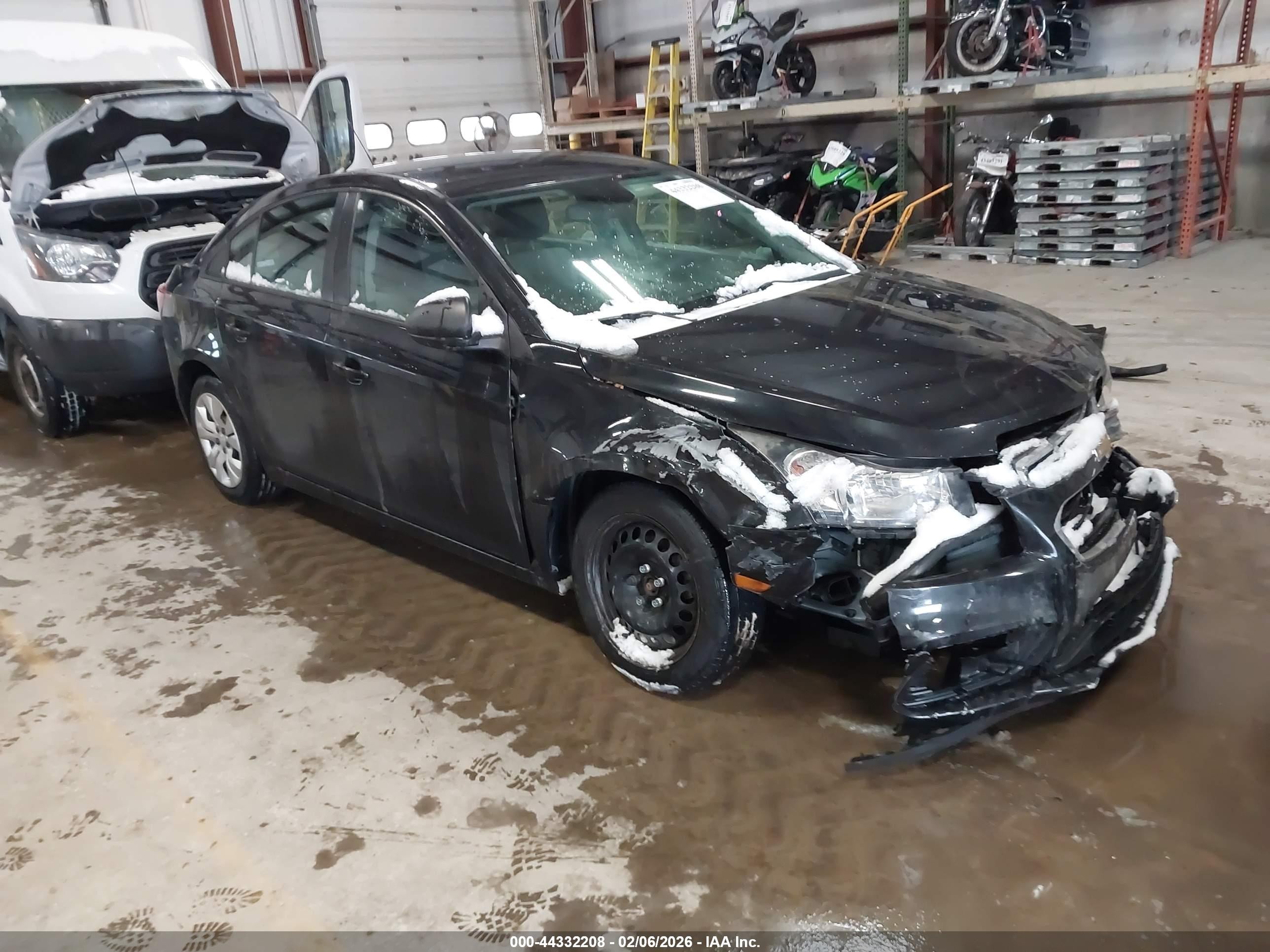 2015 Chevrolet Cruze Ls Auto Black vin: 1G1PA5SH7F7115361