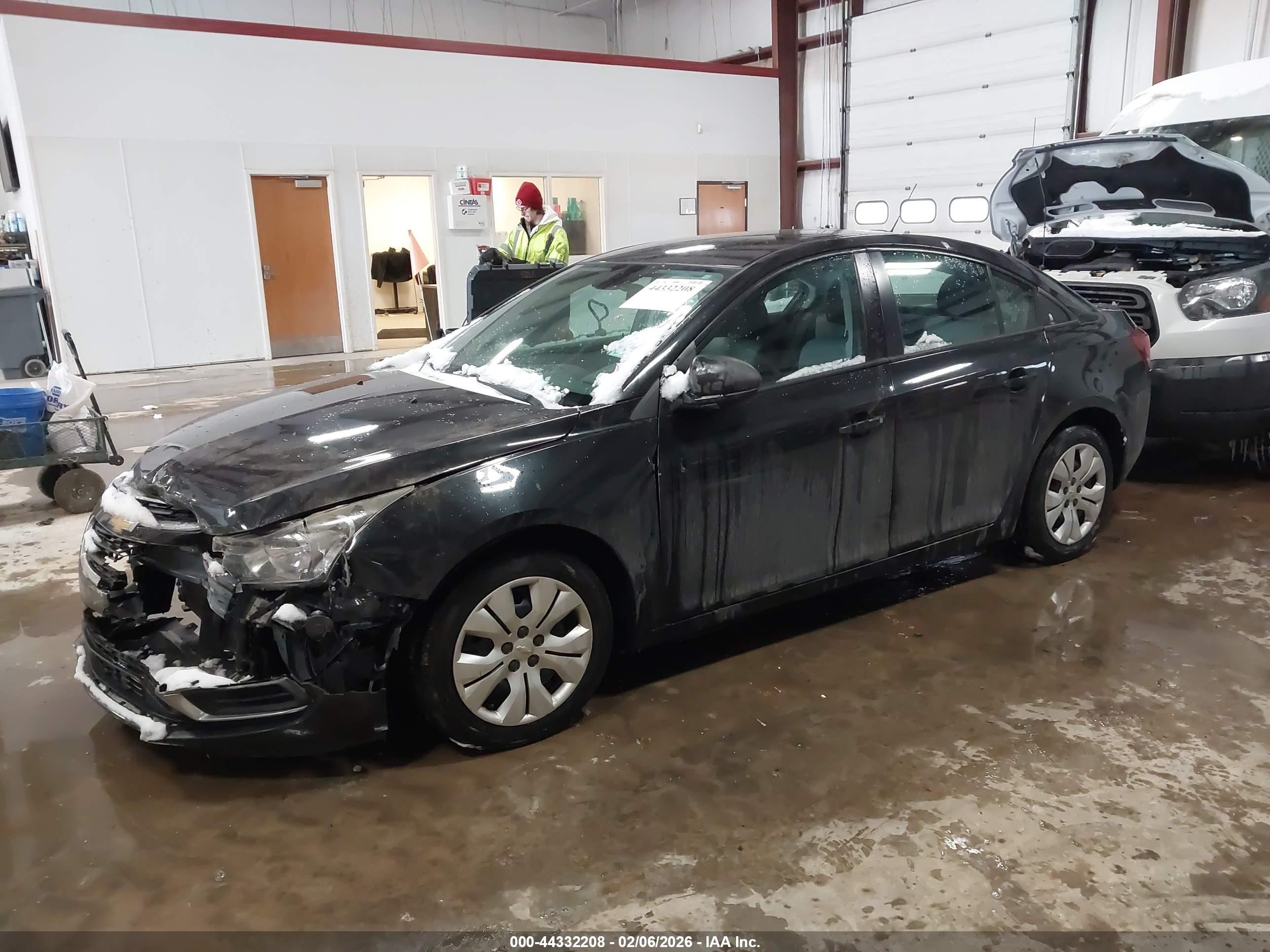2015 Chevrolet Cruze Ls Auto Black vin: 1G1PA5SH7F7115361