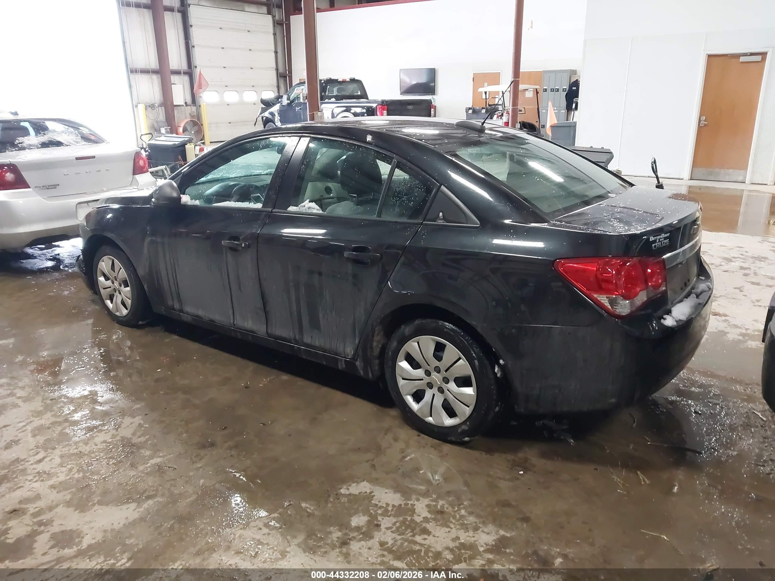 2015 Chevrolet Cruze Ls Auto Black vin: 1G1PA5SH7F7115361