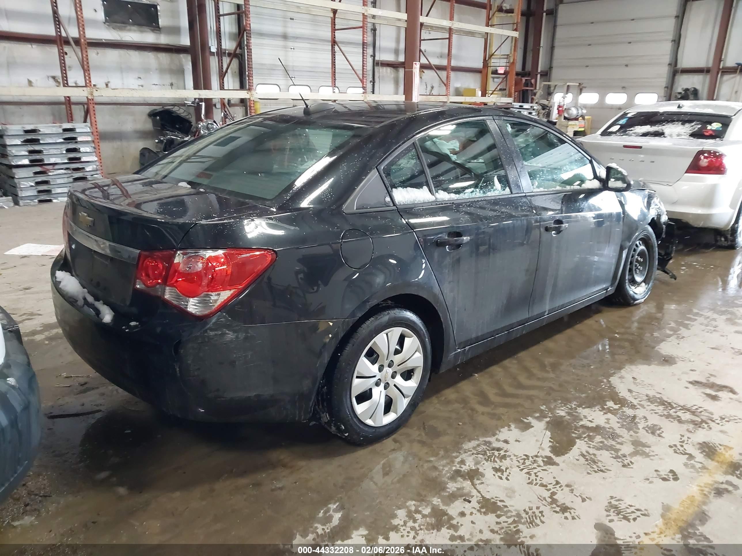 2015 Chevrolet Cruze Ls Auto Black vin: 1G1PA5SH7F7115361