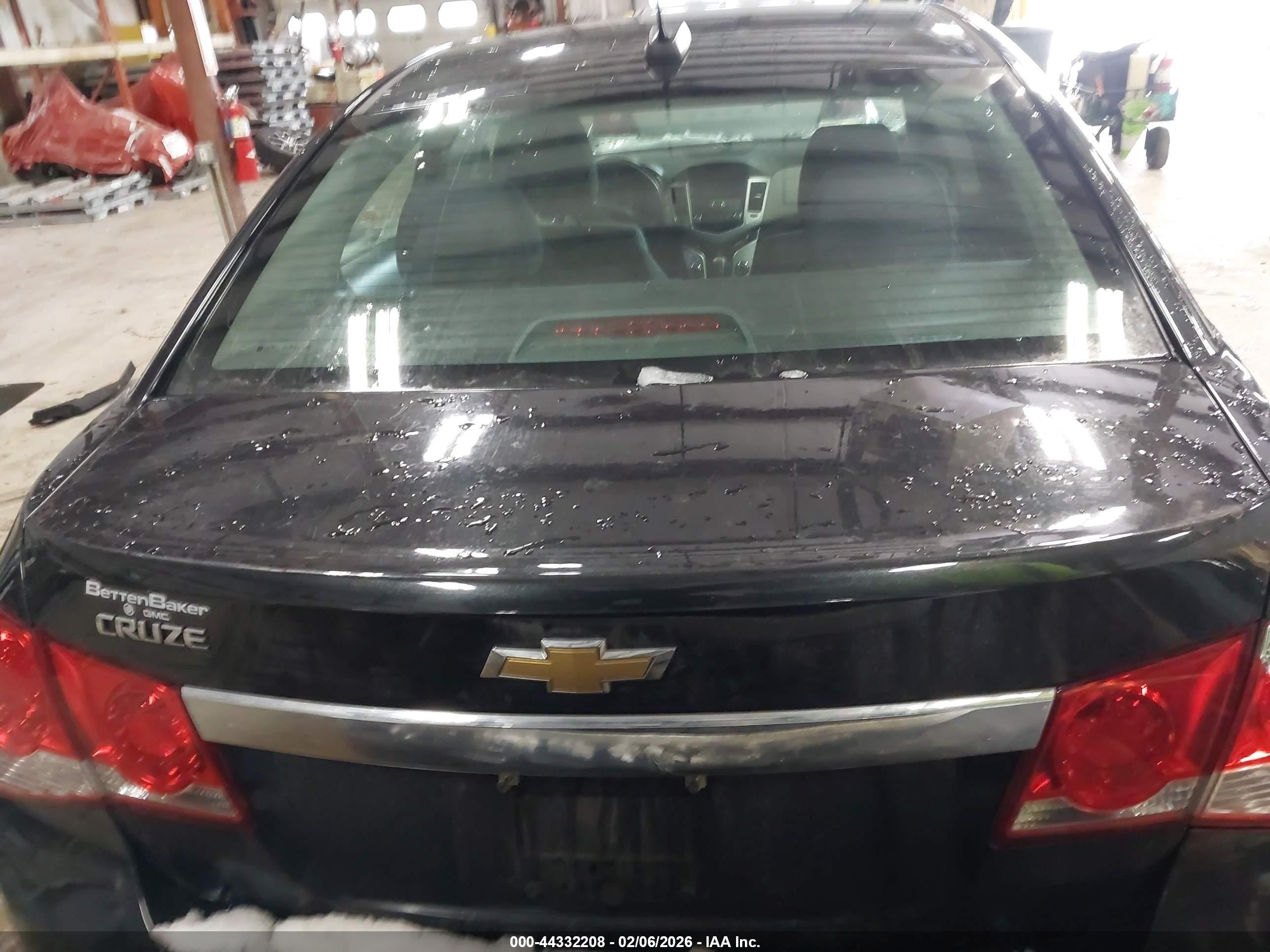 2015 Chevrolet Cruze Ls Auto Black vin: 1G1PA5SH7F7115361