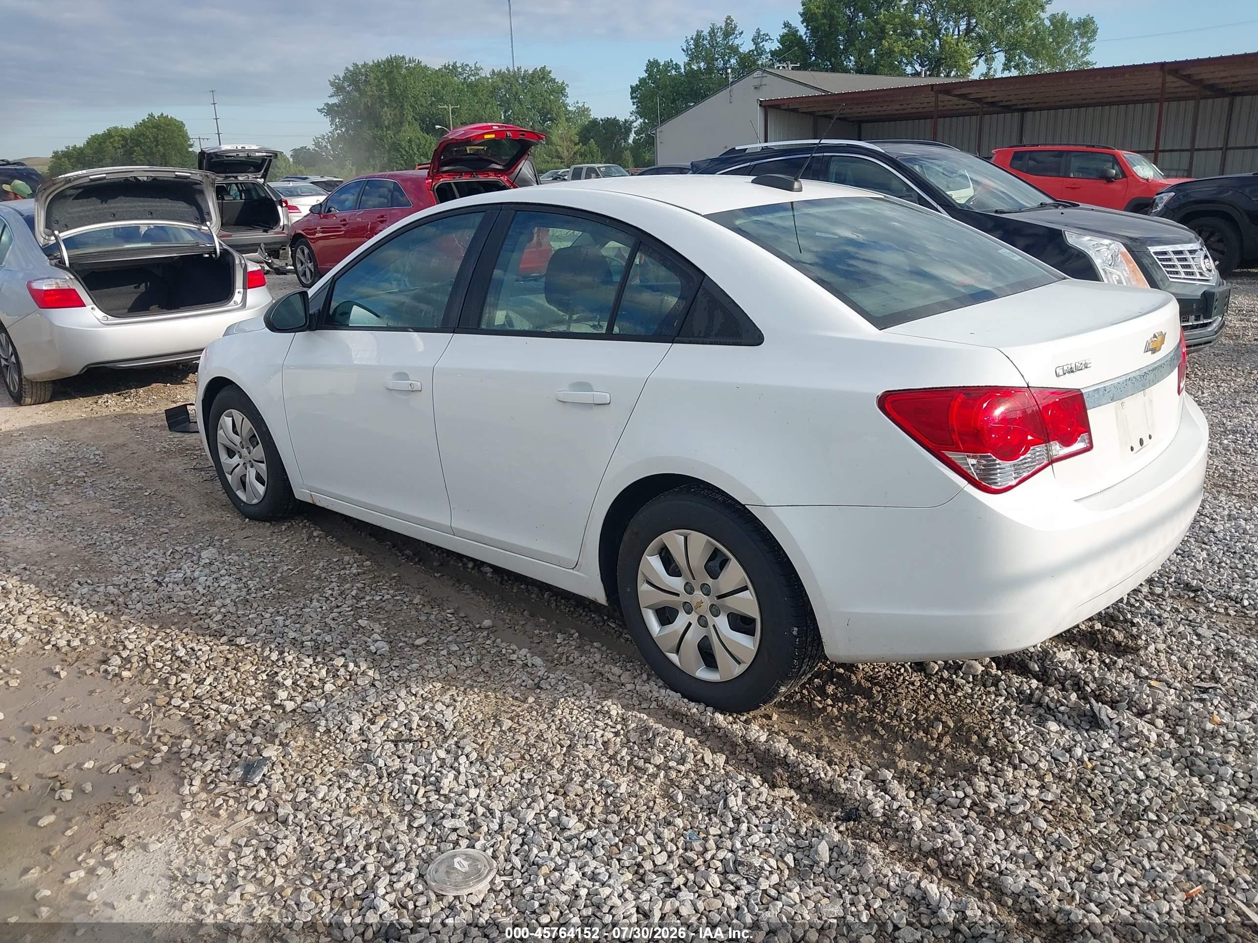 2015 Chevrolet Cruze Ls Auto White vin: 1G1PA5SH7F7163507