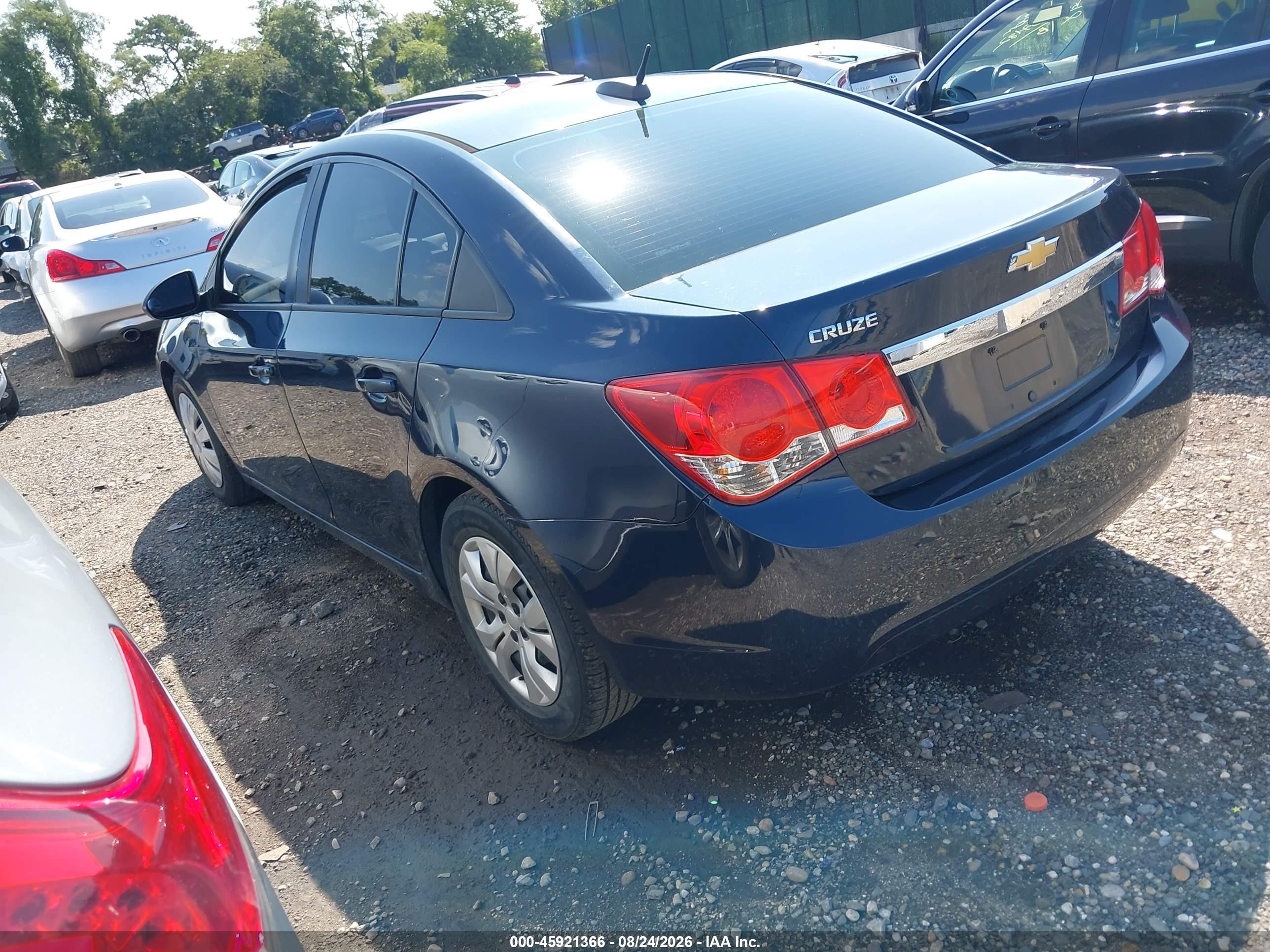 2015 Chevrolet Cruze Ls Auto Blue vin: 1G1PA5SH7F7201737