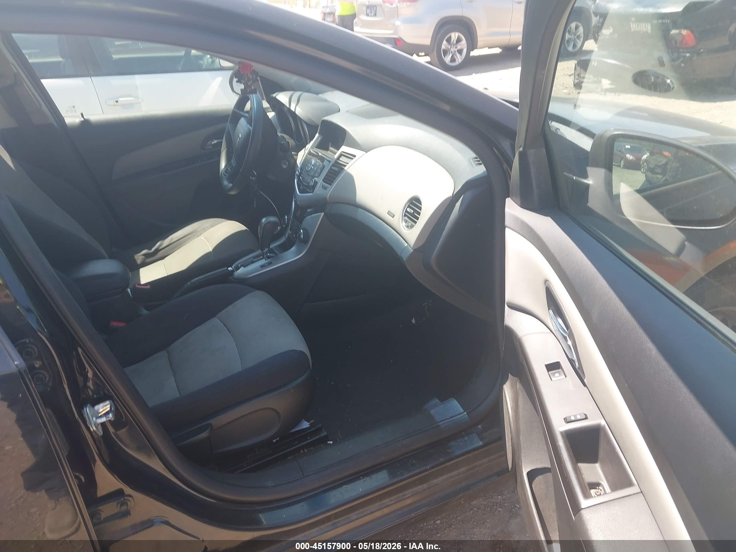 2015 Chevrolet Cruze Ls Auto Black vin: 1G1PA5SH7F7224404