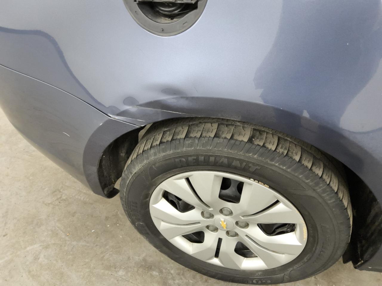 2013 Chevrolet Cruze Ls Blue vin: 1G1PA5SH8D7161973 Damage: Right Qtr Panel, Dent(S) W/ Paint Dmg, > 12 Inches