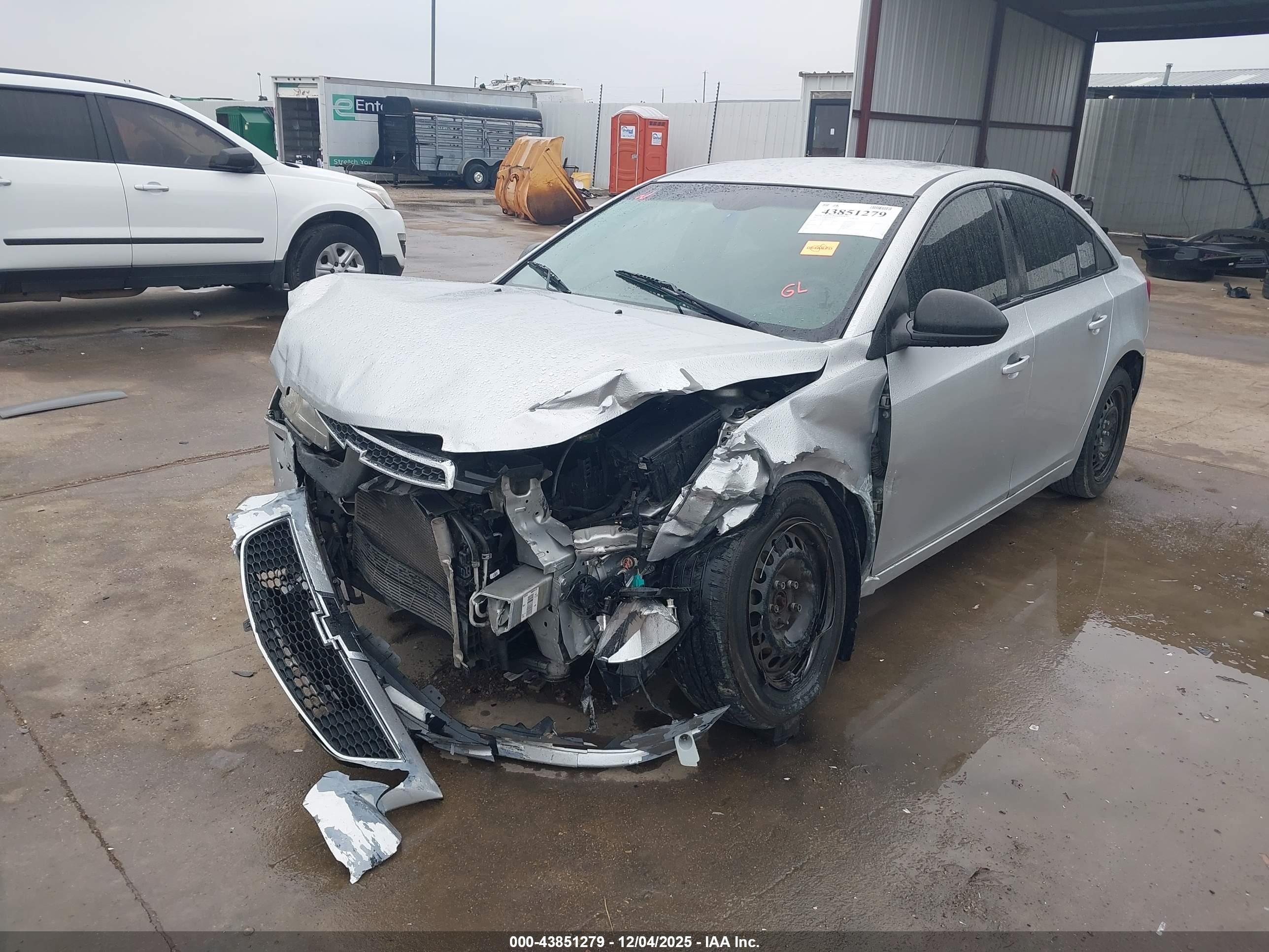 2013 Chevrolet Cruze Ls Auto Silver vin: 1G1PA5SH8D7165179