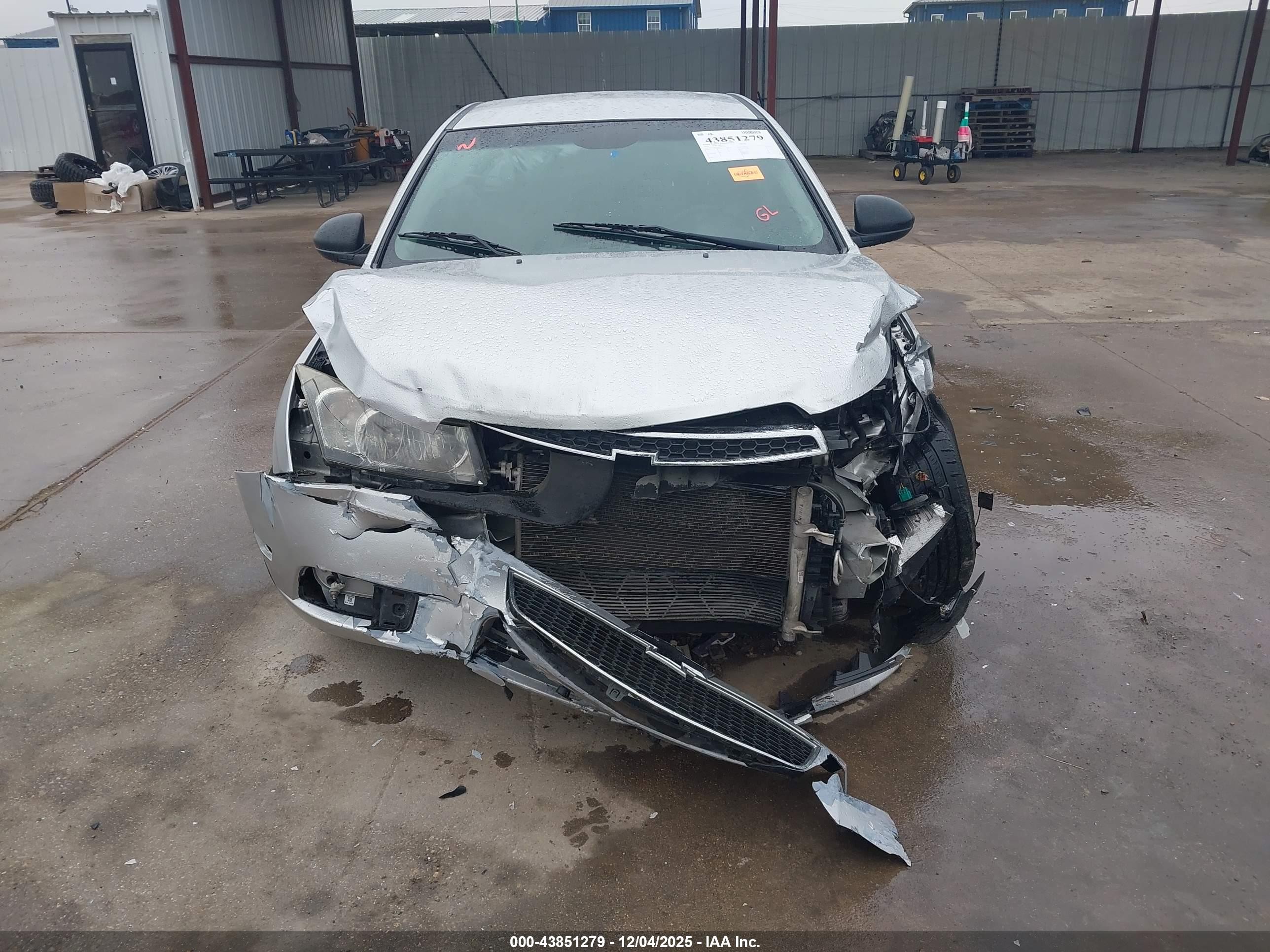 2013 Chevrolet Cruze Ls Auto Silver vin: 1G1PA5SH8D7165179