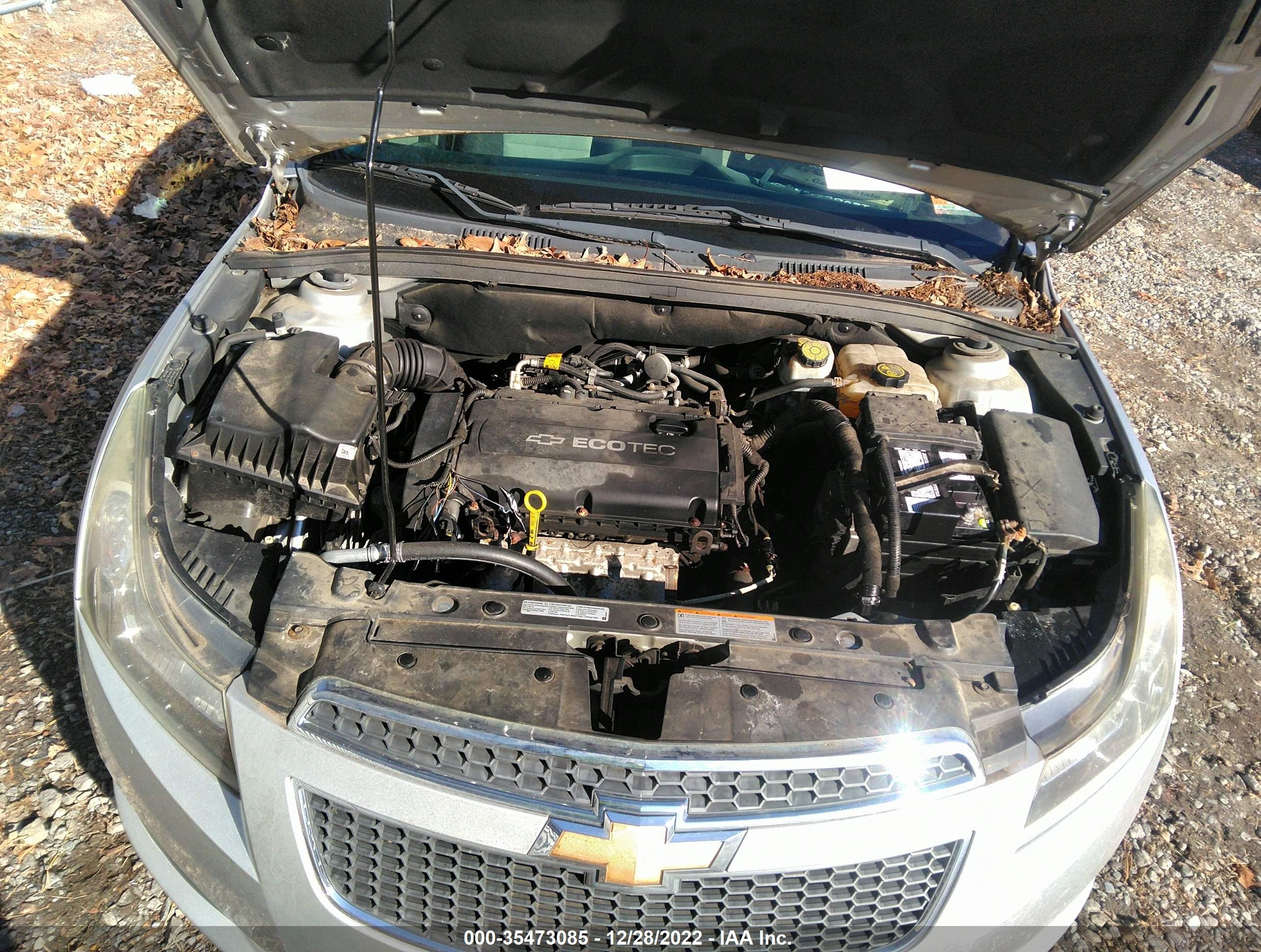 2013 Chevrolet Cruze Ls Auto Silver vin: 1G1PA5SH8D7174528