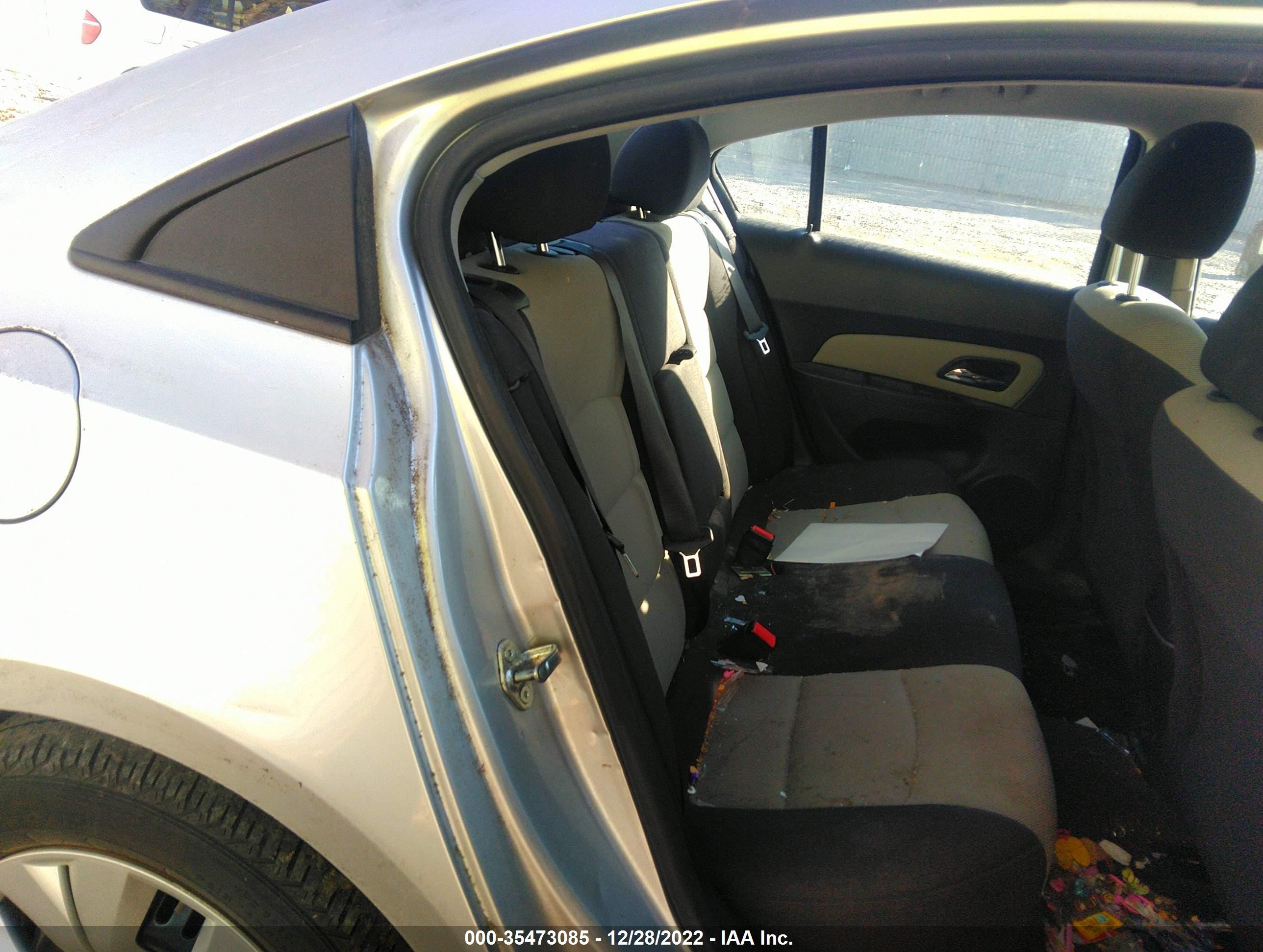 2013 Chevrolet Cruze Ls Auto Silver vin: 1G1PA5SH8D7174528