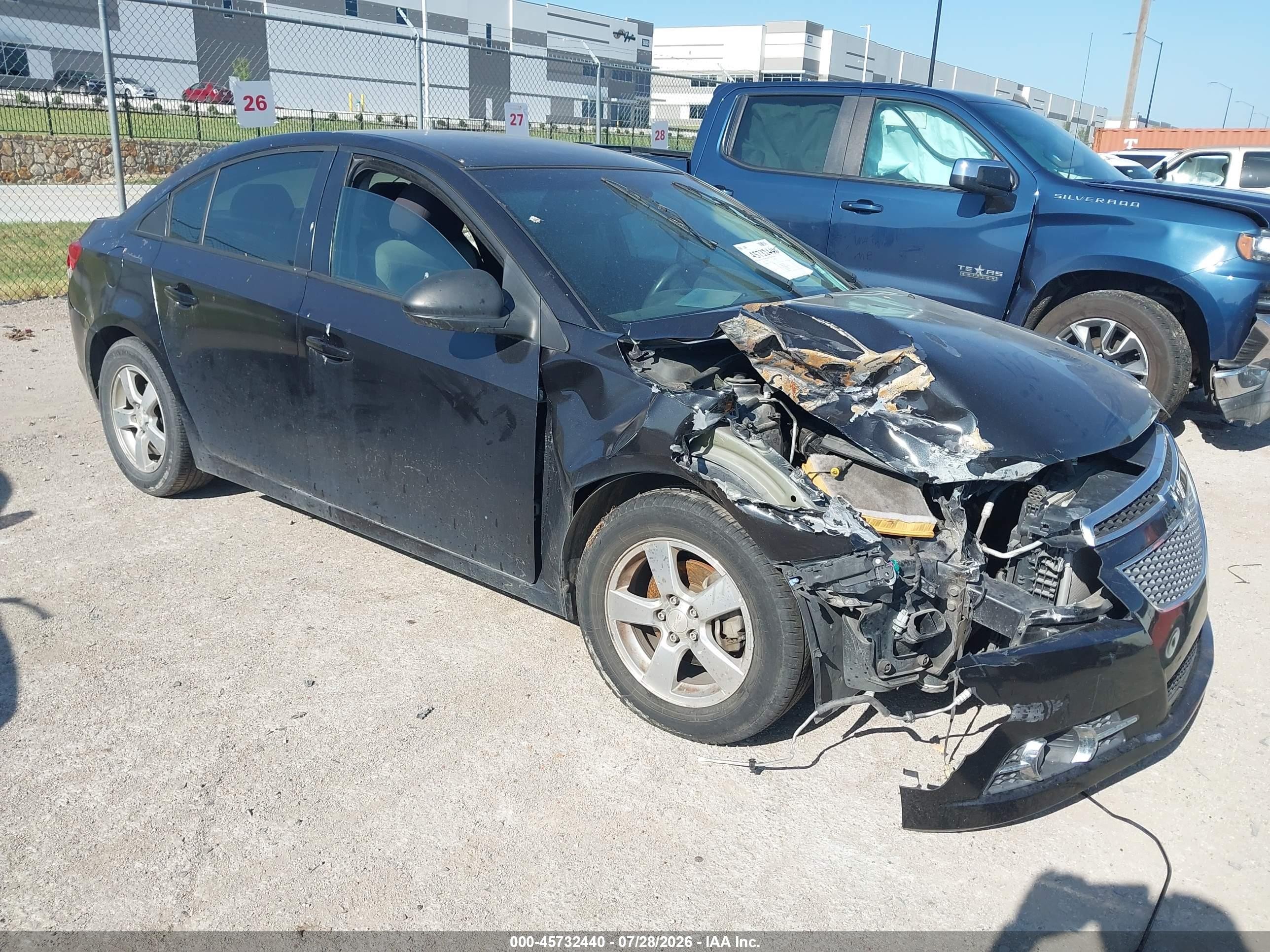 2013 Chevrolet Cruze Ls Auto Black vin: 1G1PA5SH8D7263208