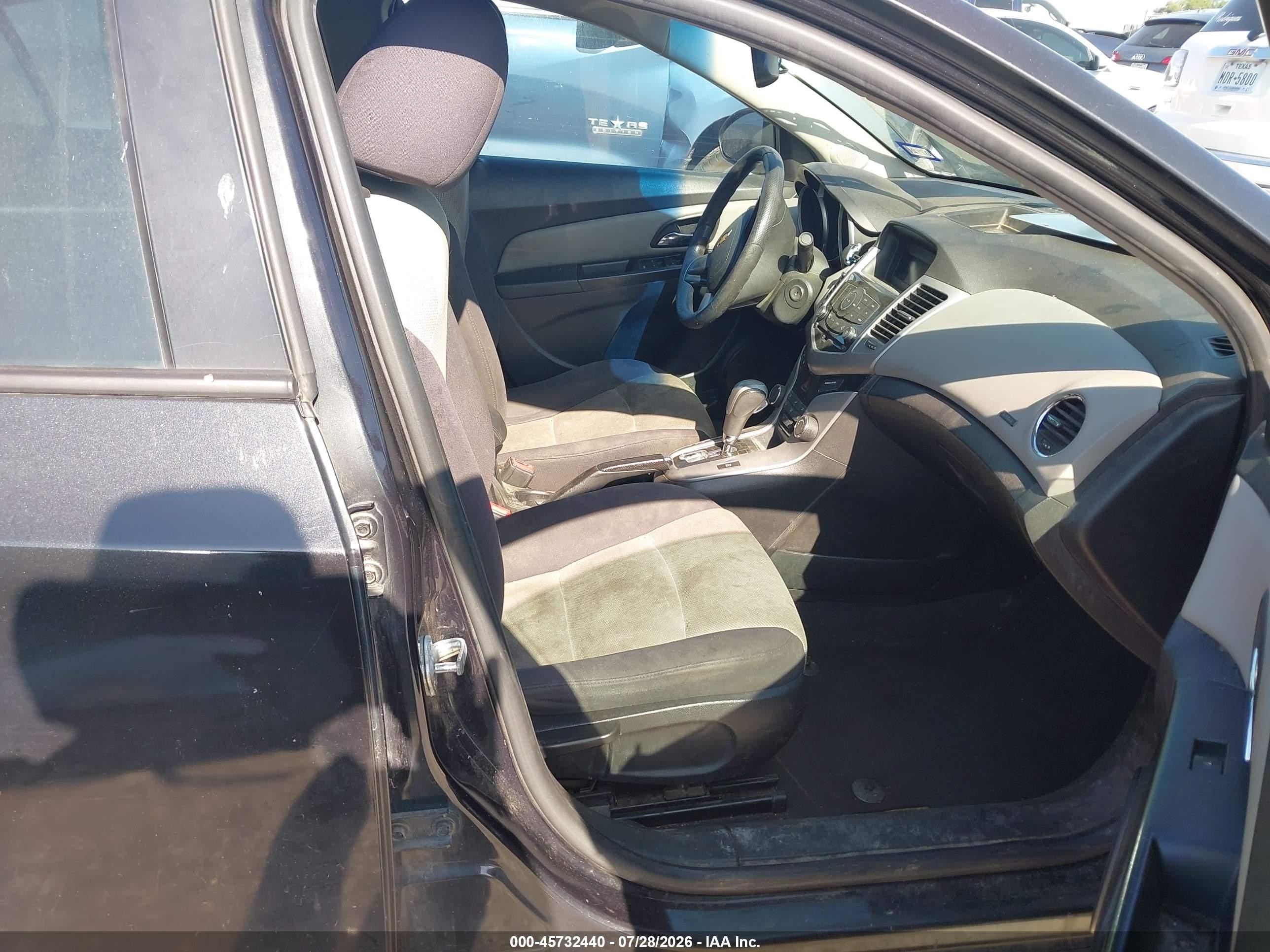 2013 Chevrolet Cruze Ls Auto Black vin: 1G1PA5SH8D7263208