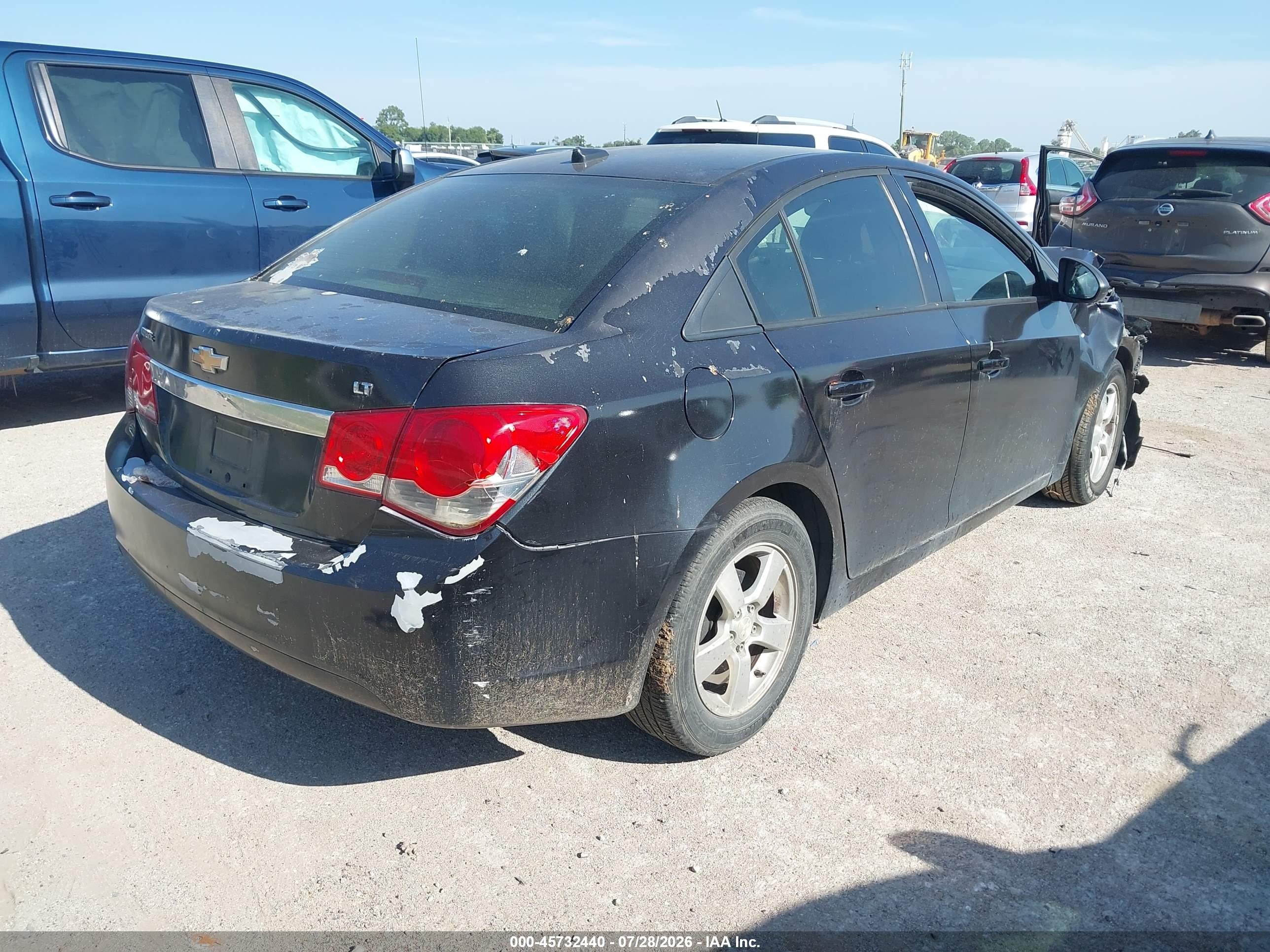 2013 Chevrolet Cruze Ls Auto Black vin: 1G1PA5SH8D7263208