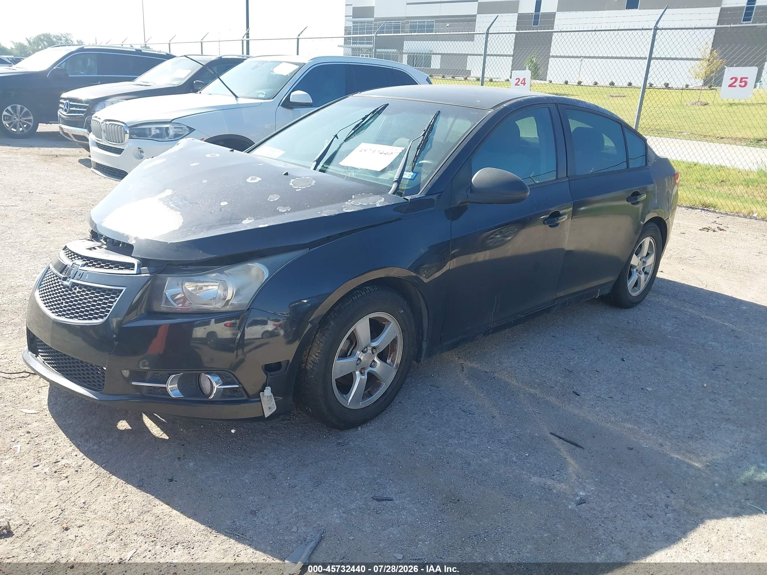 2013 Chevrolet Cruze Ls Auto Black vin: 1G1PA5SH8D7263208