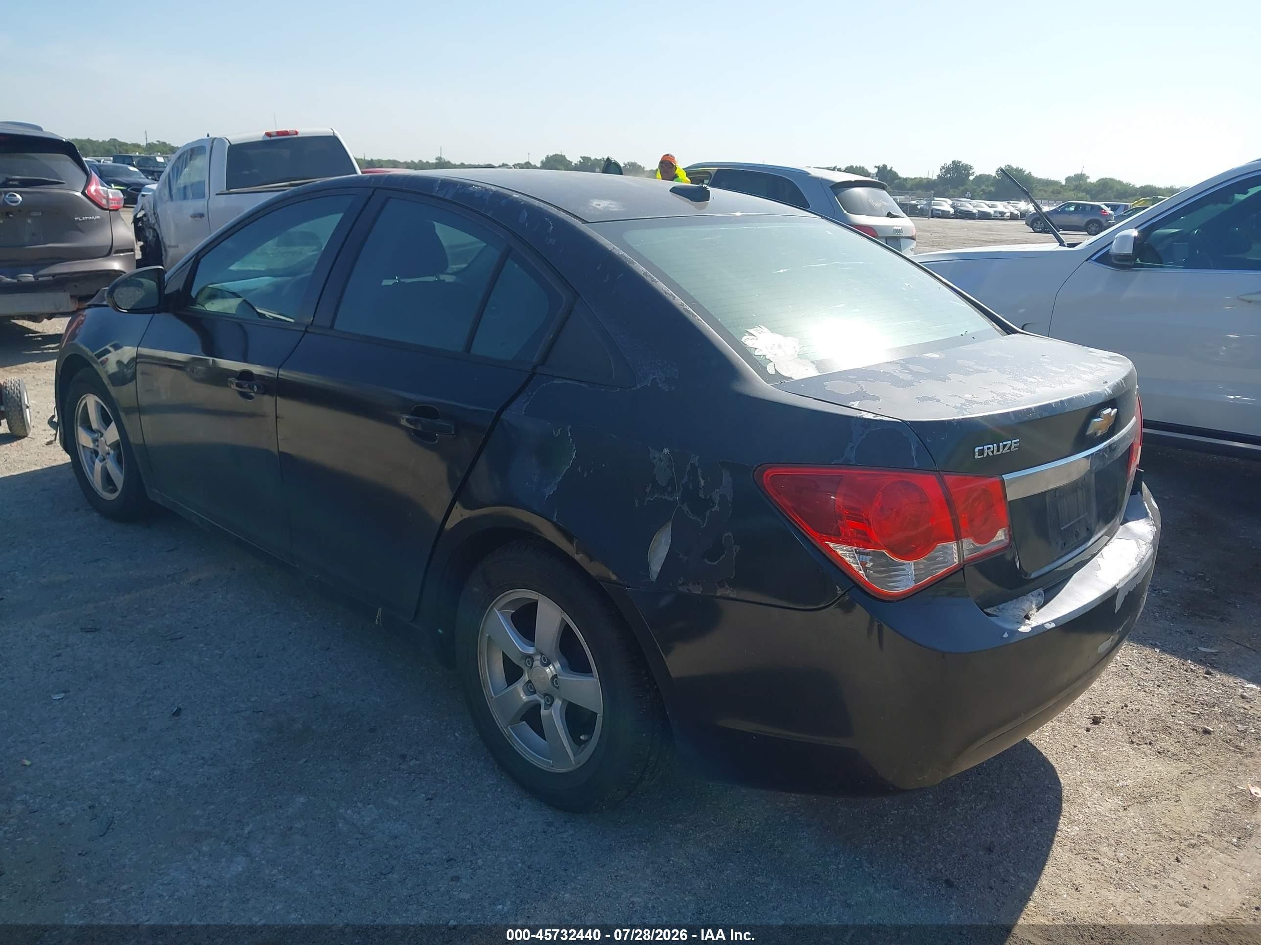 2013 Chevrolet Cruze Ls Auto Black vin: 1G1PA5SH8D7263208