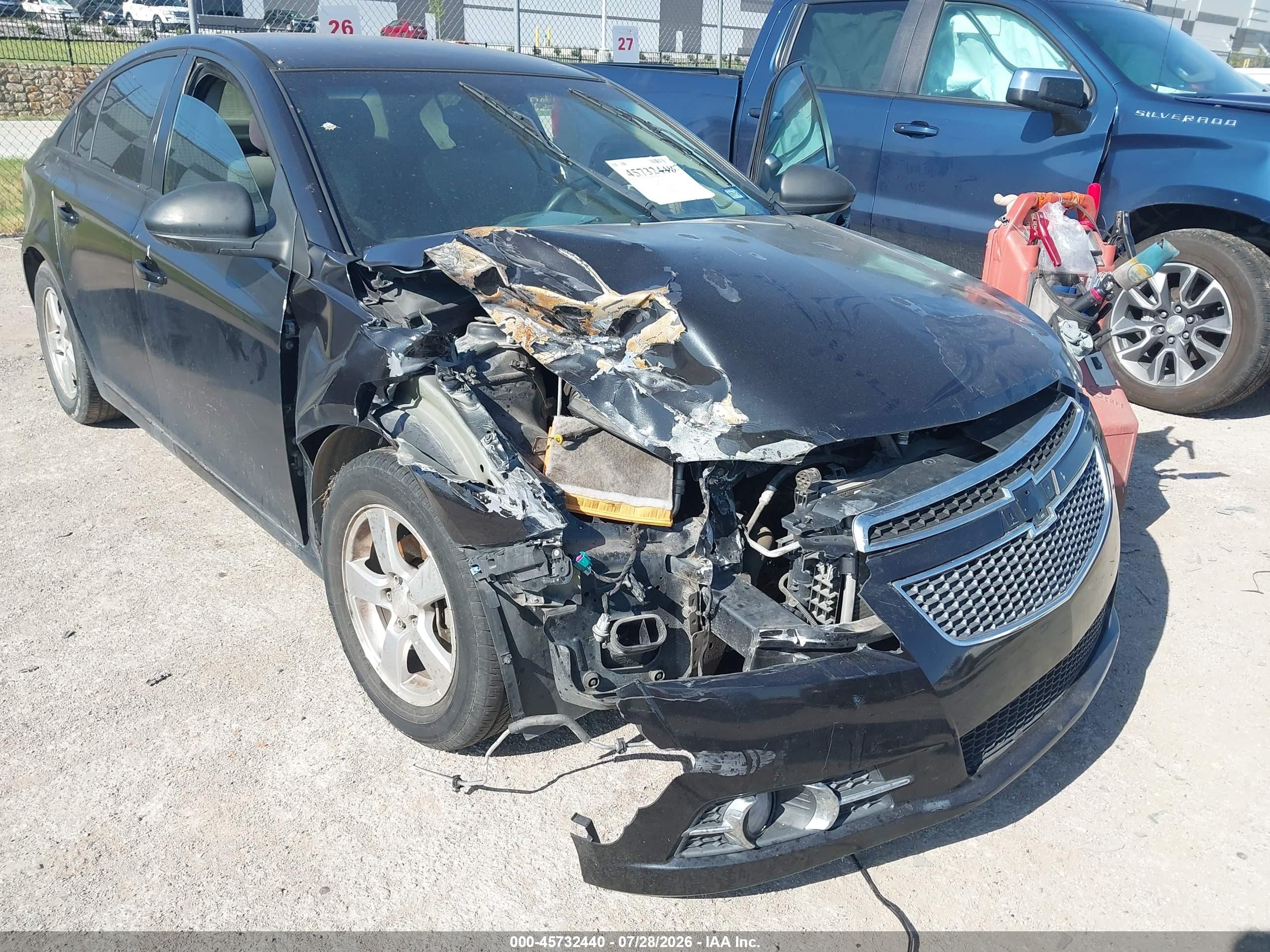 2013 Chevrolet Cruze Ls Auto Black vin: 1G1PA5SH8D7263208