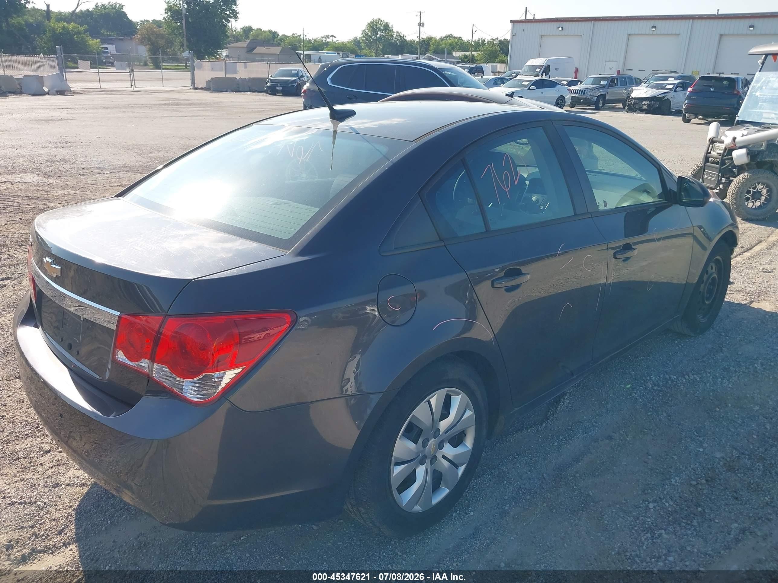 2014 Chevrolet Cruze Ls Auto Gray vin: 1G1PA5SH8E7103444