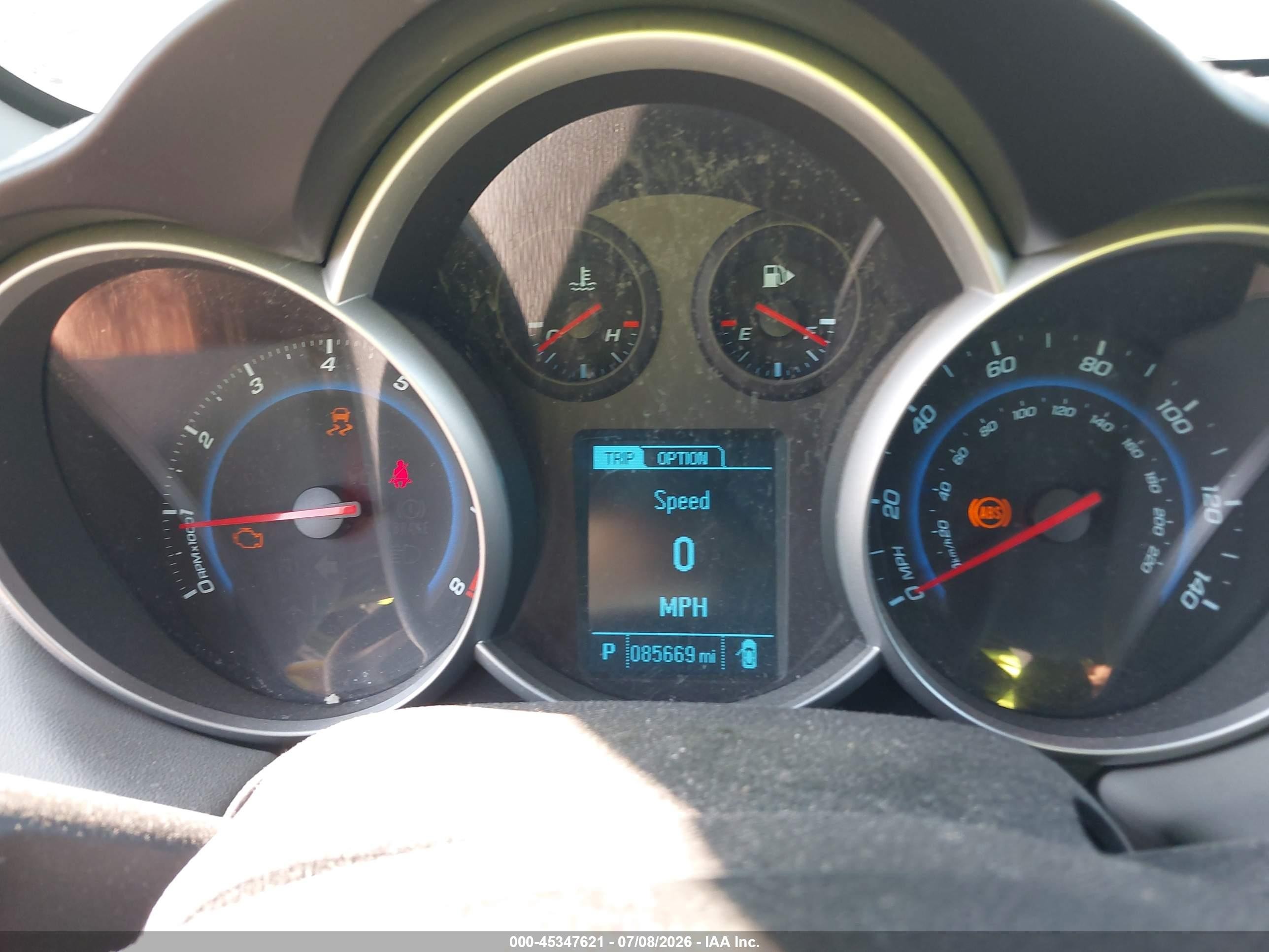 2014 Chevrolet Cruze Ls Auto Gray vin: 1G1PA5SH8E7103444
