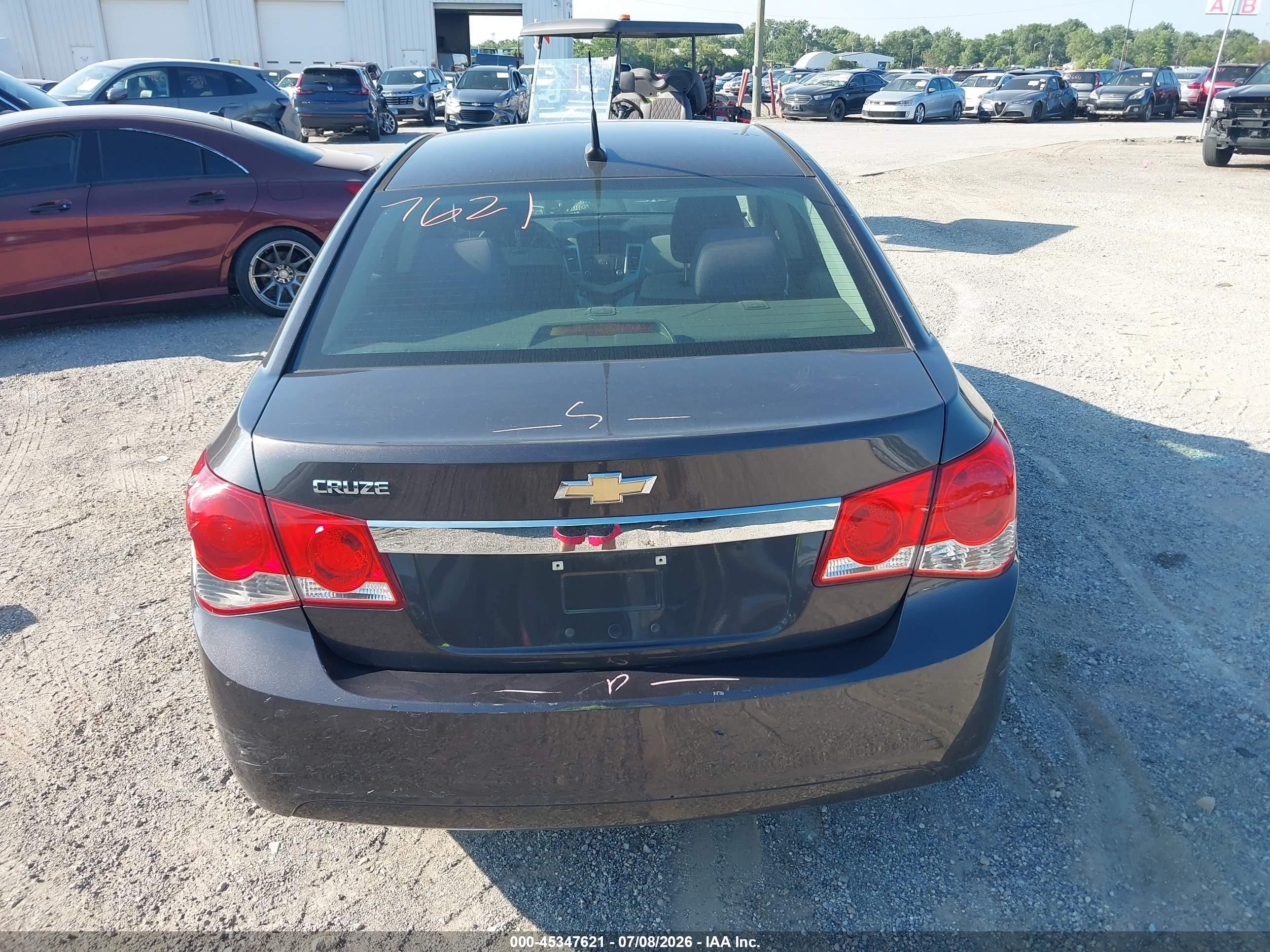 2014 Chevrolet Cruze Ls Auto Gray vin: 1G1PA5SH8E7103444