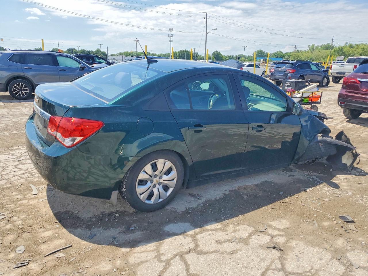 2014 Chevrolet Cruze Ls Green vin: 1G1PA5SH8E7171579